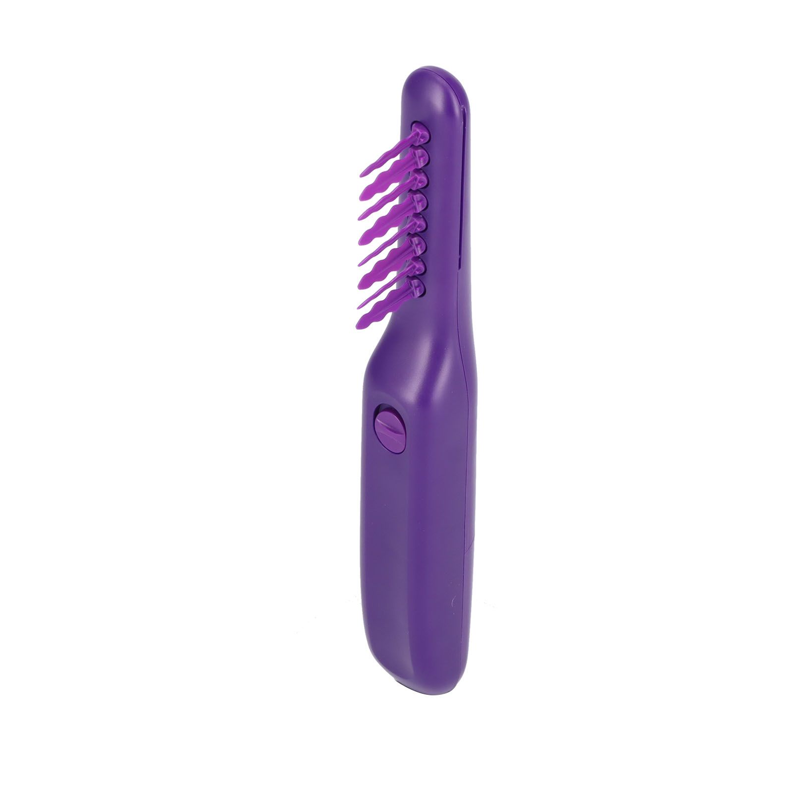 Detangling Brush Purple Anti Knotting Portable Rotatable Wet Dry Dual Use Detangler Comb for Home - Image 6