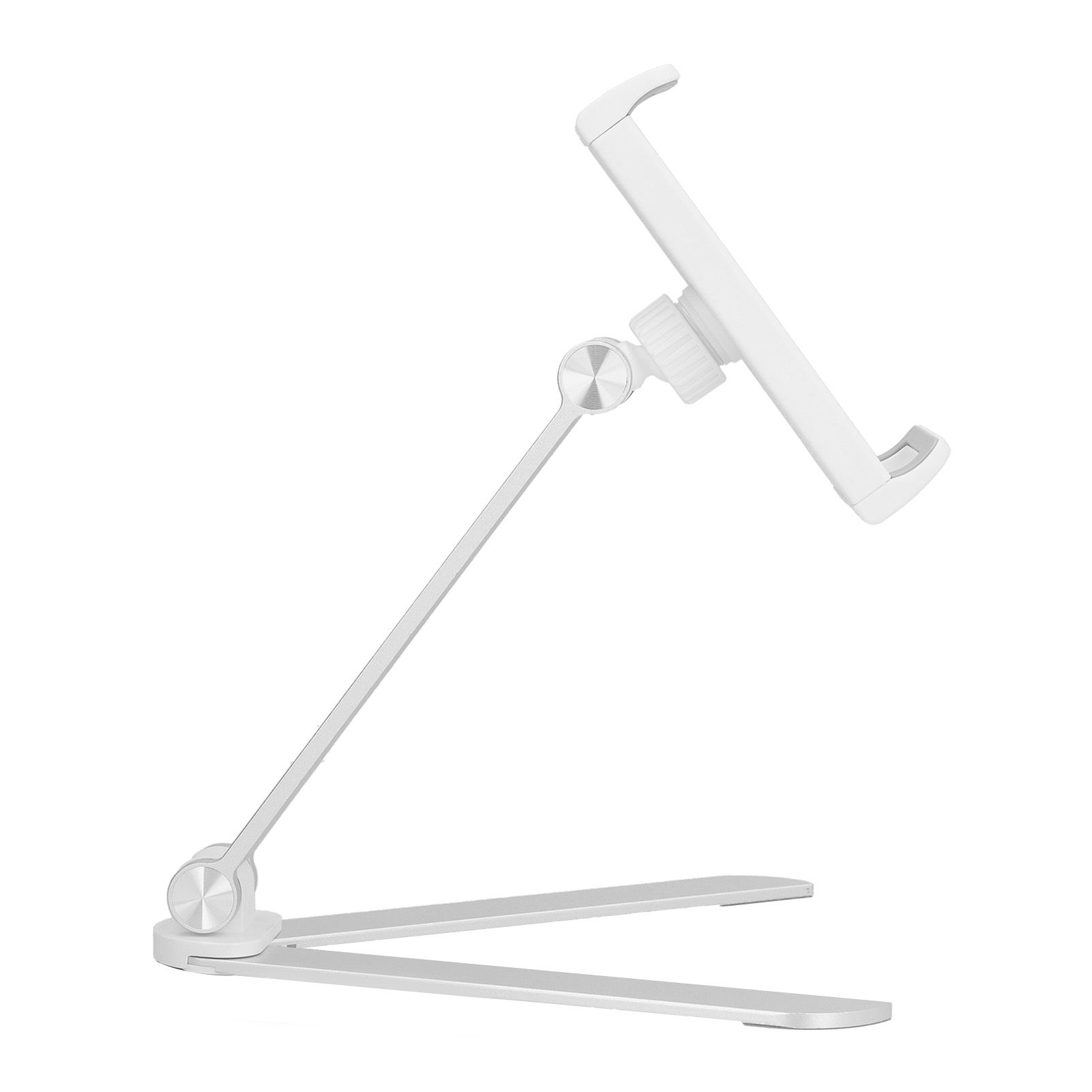 Foldable Tablet Stand 360°+180° Rotating Aluminum Alloy Stand for 4‑12in Tablet Computer 4‑7in Phone - Image 3