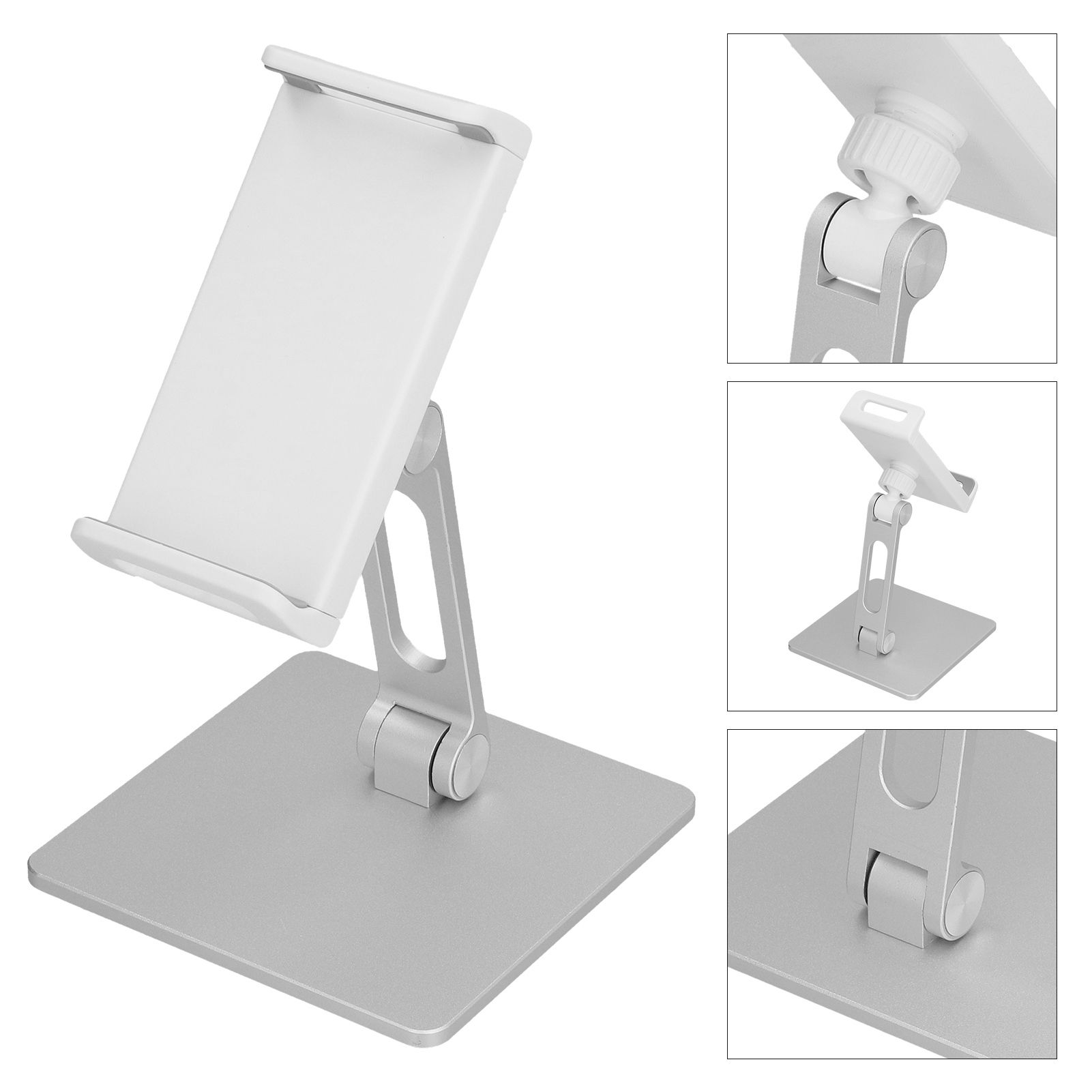 Cell Phone Holder Aluminum Alloy Universal Adjustable Foldable Phone Stand Holder for Mobile Laptop - Image 7
