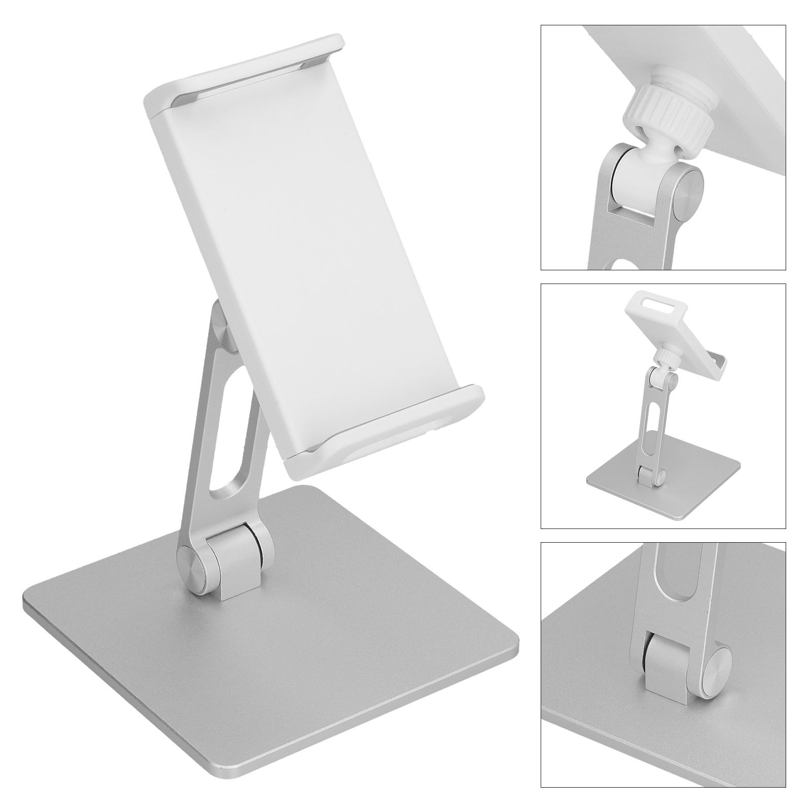 Cell Phone Holder Aluminum Alloy Universal Adjustable Foldable Phone Stand Holder for Mobile Laptop - Image 8