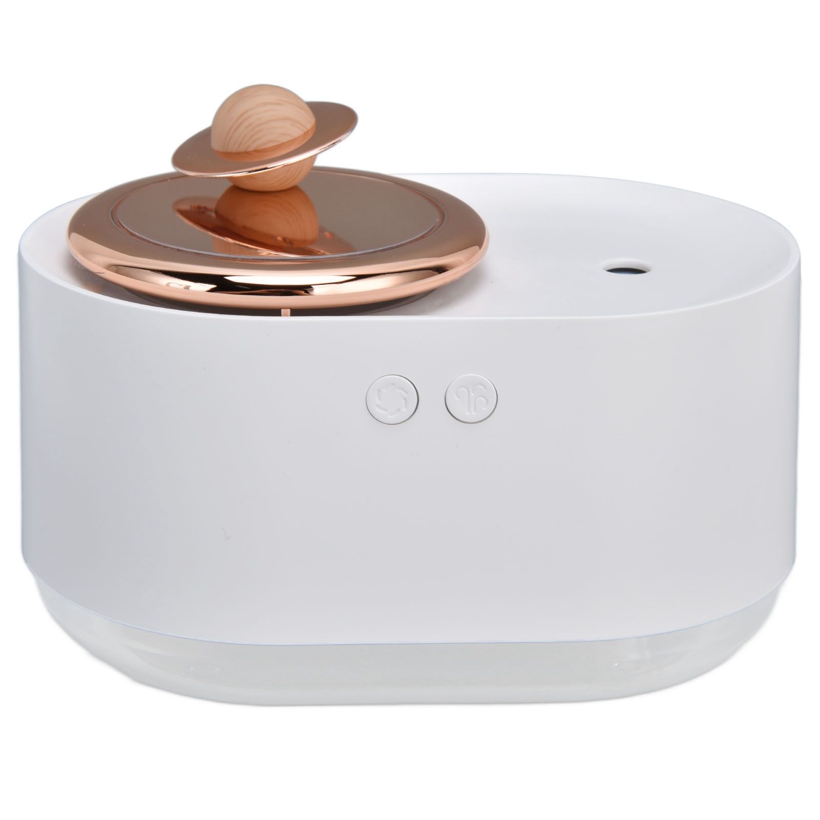 2 in 1 Rotating Planet Humidifier USB Charging Cordless Mute Spray Humidification for Home 1200MAHWhite - Image 6