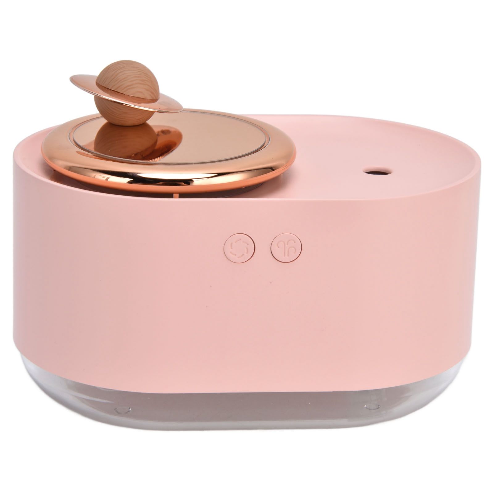 2 in 1 Rotating Planet Humidifier USB Charging Cordless Mute Spray Humidification for Home 1200MAHPink - Image 3