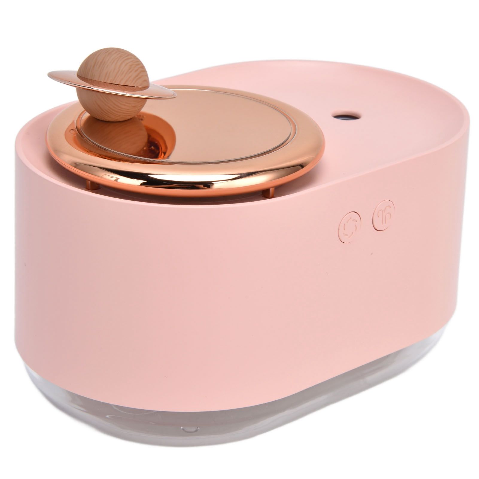2 in 1 Rotating Planet Humidifier USB Charging Cordless Mute Spray Humidification for Home 1200MAHPink - Image 4