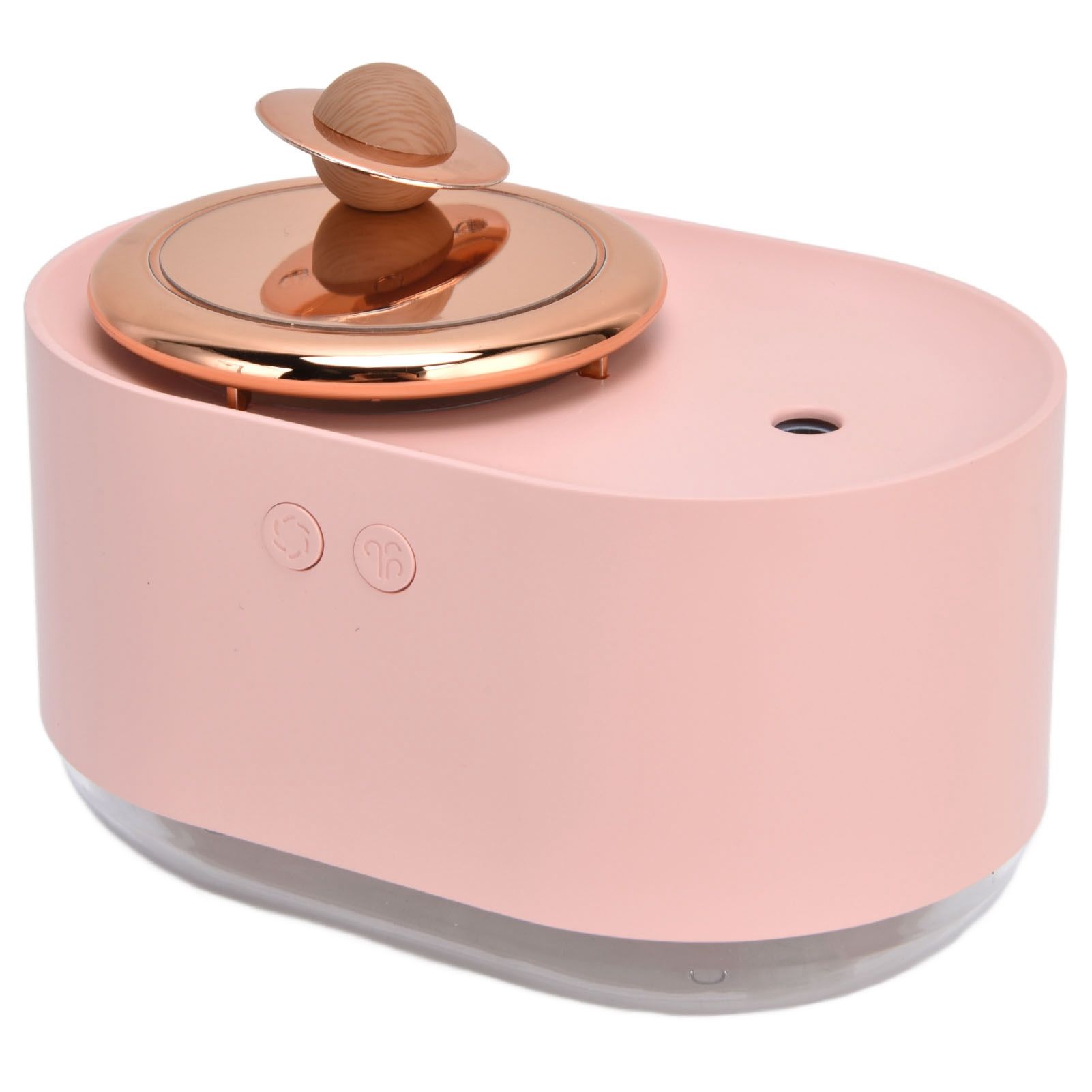 2 in 1 Rotating Planet Humidifier USB Charging Cordless Mute Spray Humidification for Home 1200MAHPink - Image 5