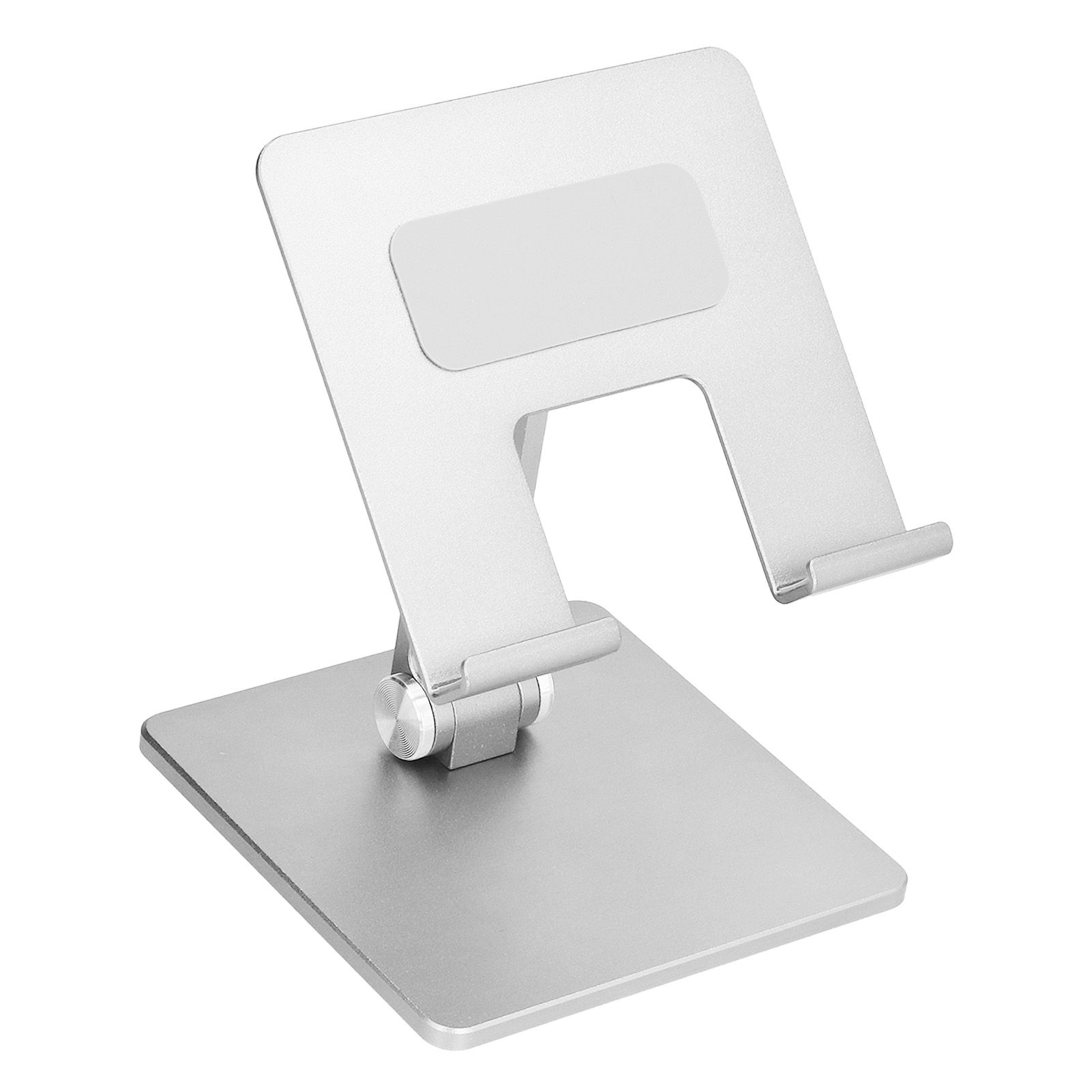 Adjustable Phone Stand Aluminum Alloy Reusable Tablet Holders Rack for Office Home BedroomSilver - Image 3