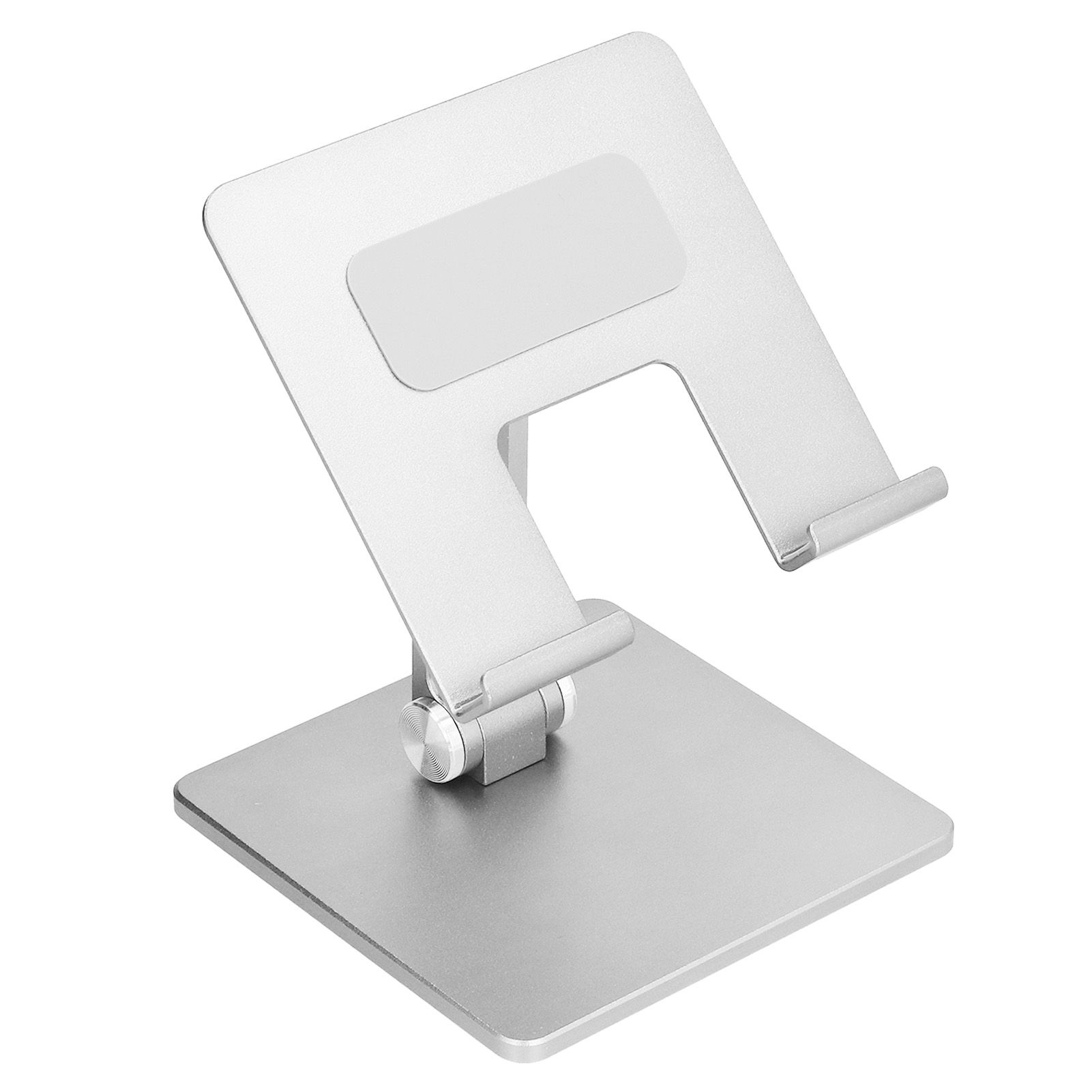 Adjustable Phone Stand Aluminum Alloy Reusable Tablet Holders Rack for Office Home BedroomSilver - Image 4