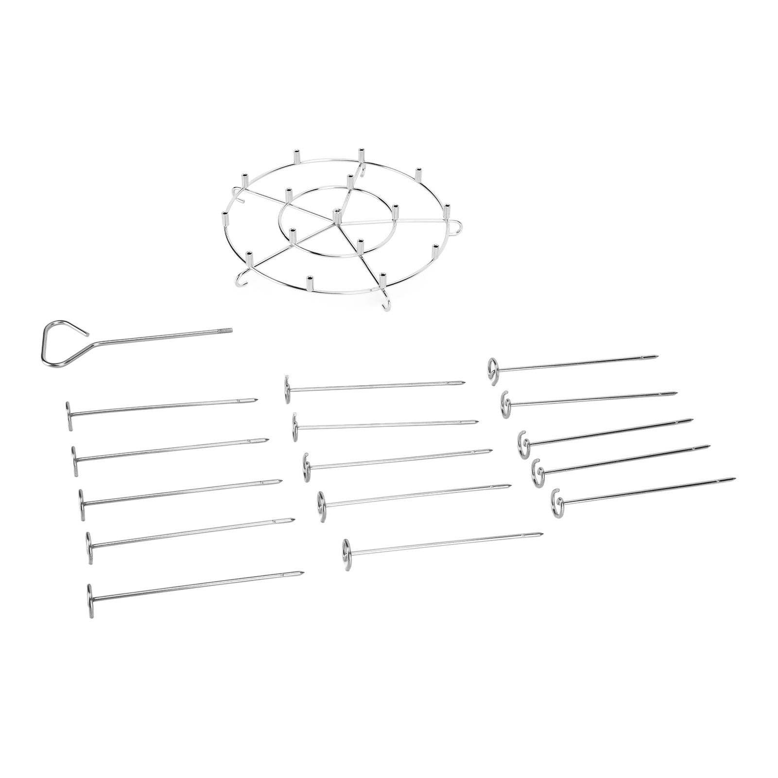 304 Stainless Steel Skewers Stand Set Multifunction Grill Dehydration Rack Fryer Accessories for Pinxia8QT - Image 1