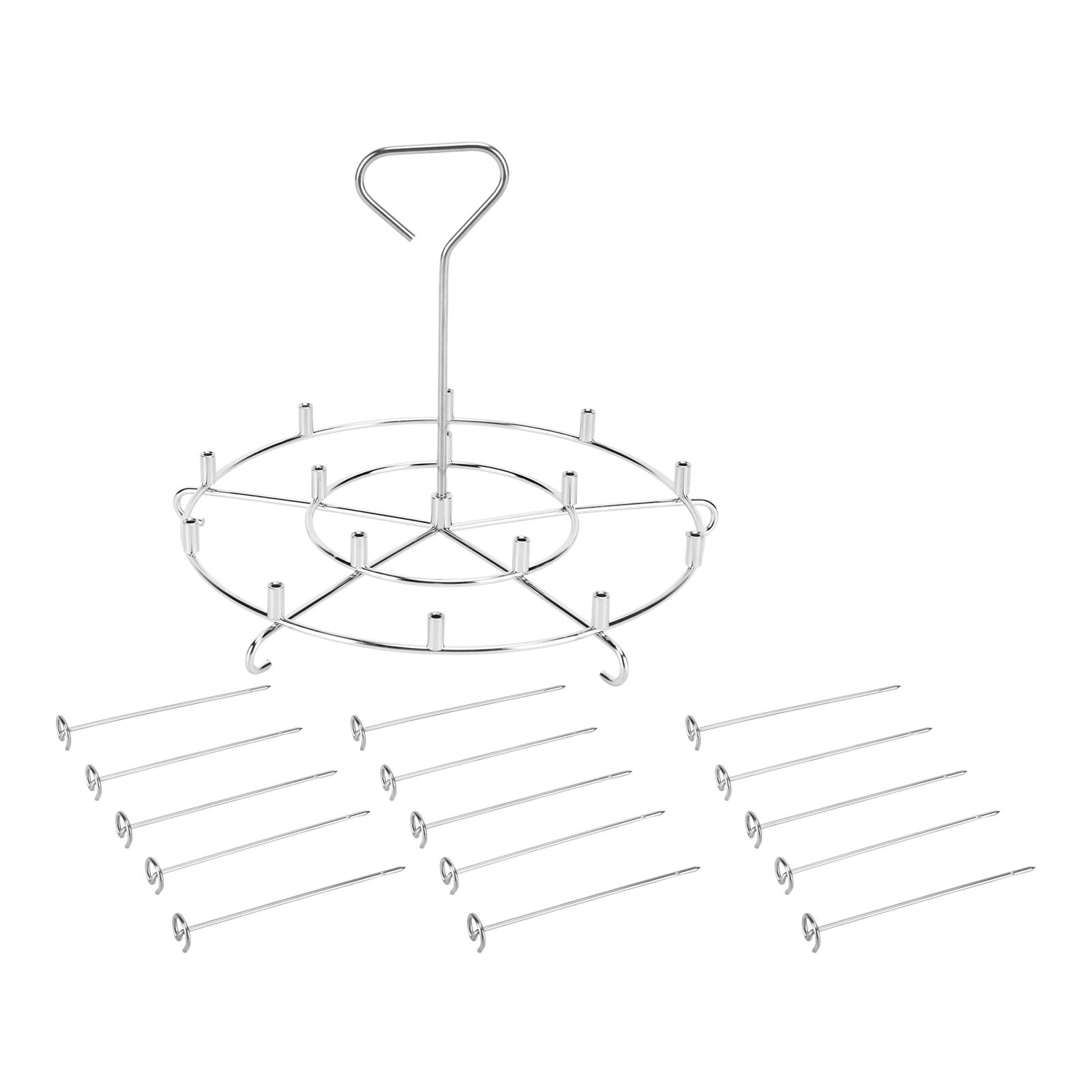304 Stainless Steel Skewers Stand Set Multifunction Grill Dehydration Rack Fryer Accessories for Pinxia8QT - Image 3