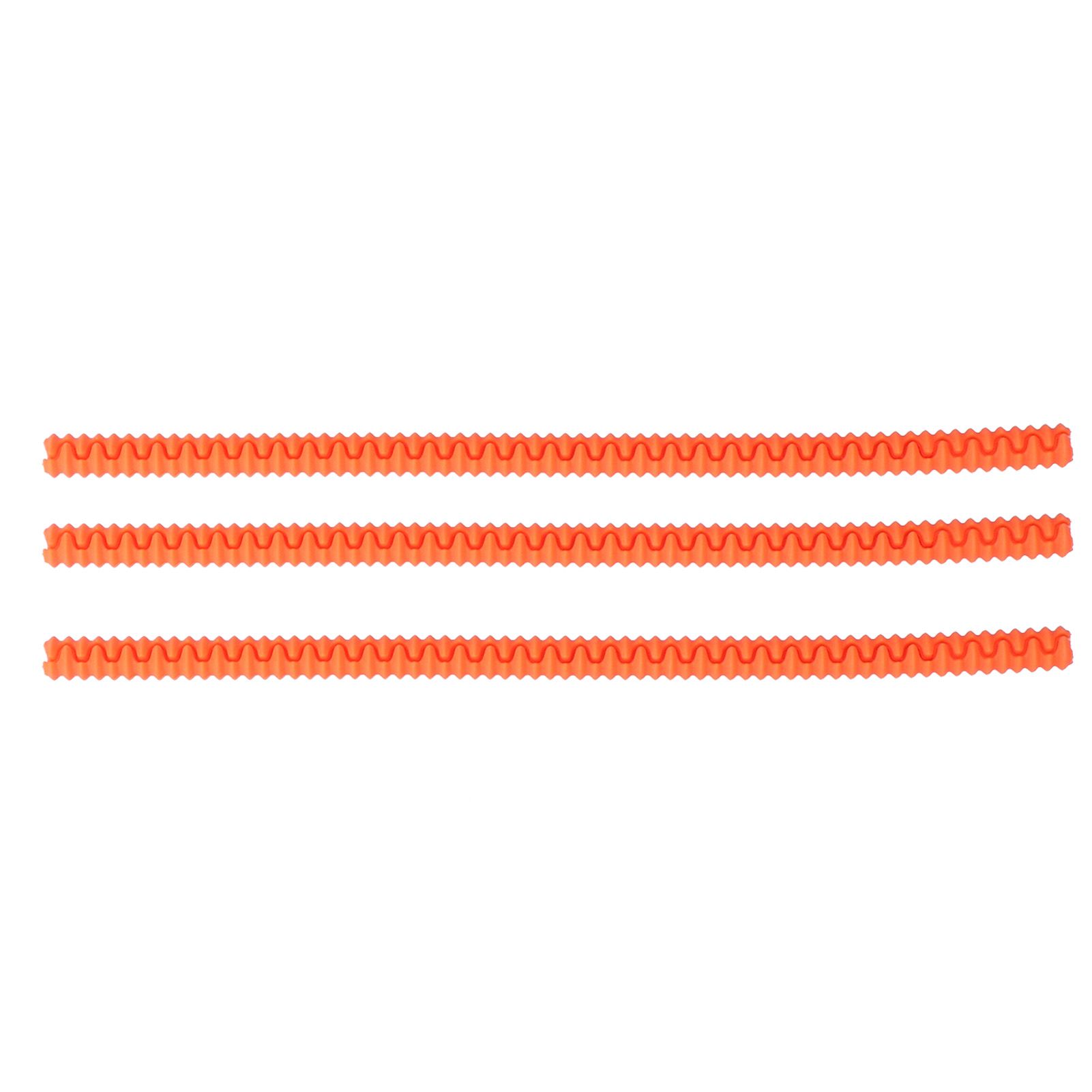 3Pcs Oven Shelf Cover Silicone Anti Scalding Oven Rack Protector for Microwave OvenOrange - Image 1