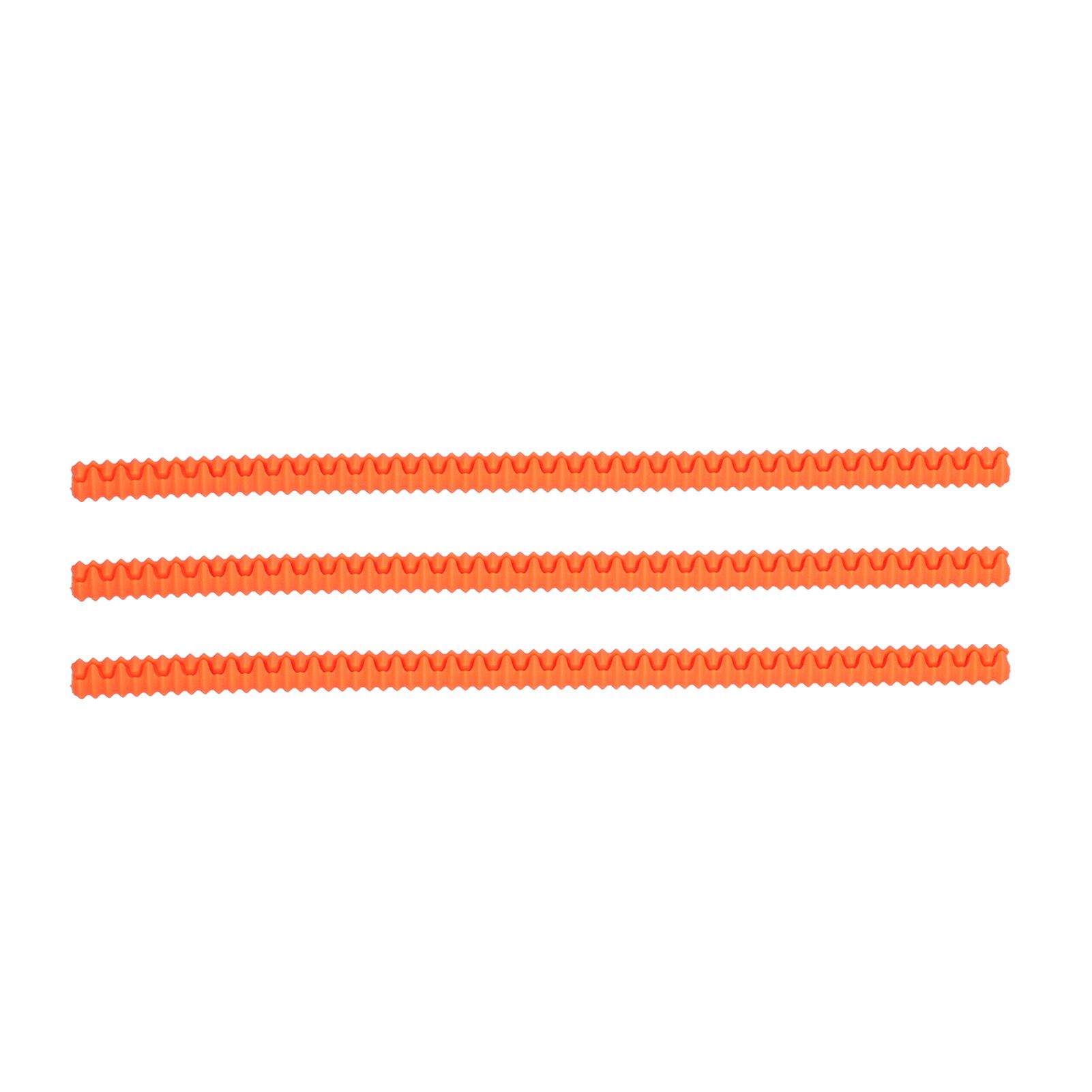 3Pcs Oven Shelf Cover Silicone Anti Scalding Oven Rack Protector for Microwave OvenOrange - Image 2