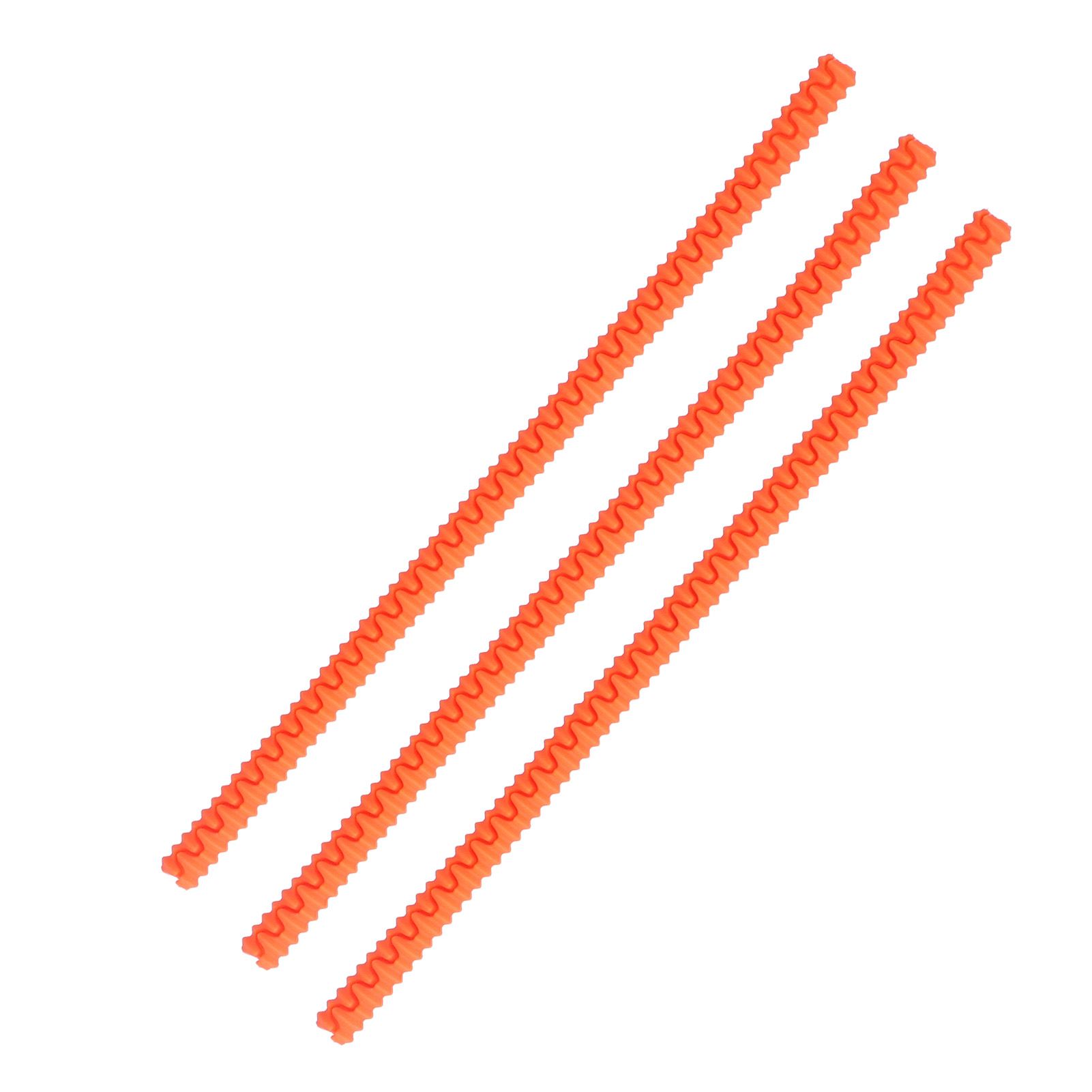 3Pcs Oven Shelf Cover Silicone Anti Scalding Oven Rack Protector for Microwave OvenOrange - Image 5