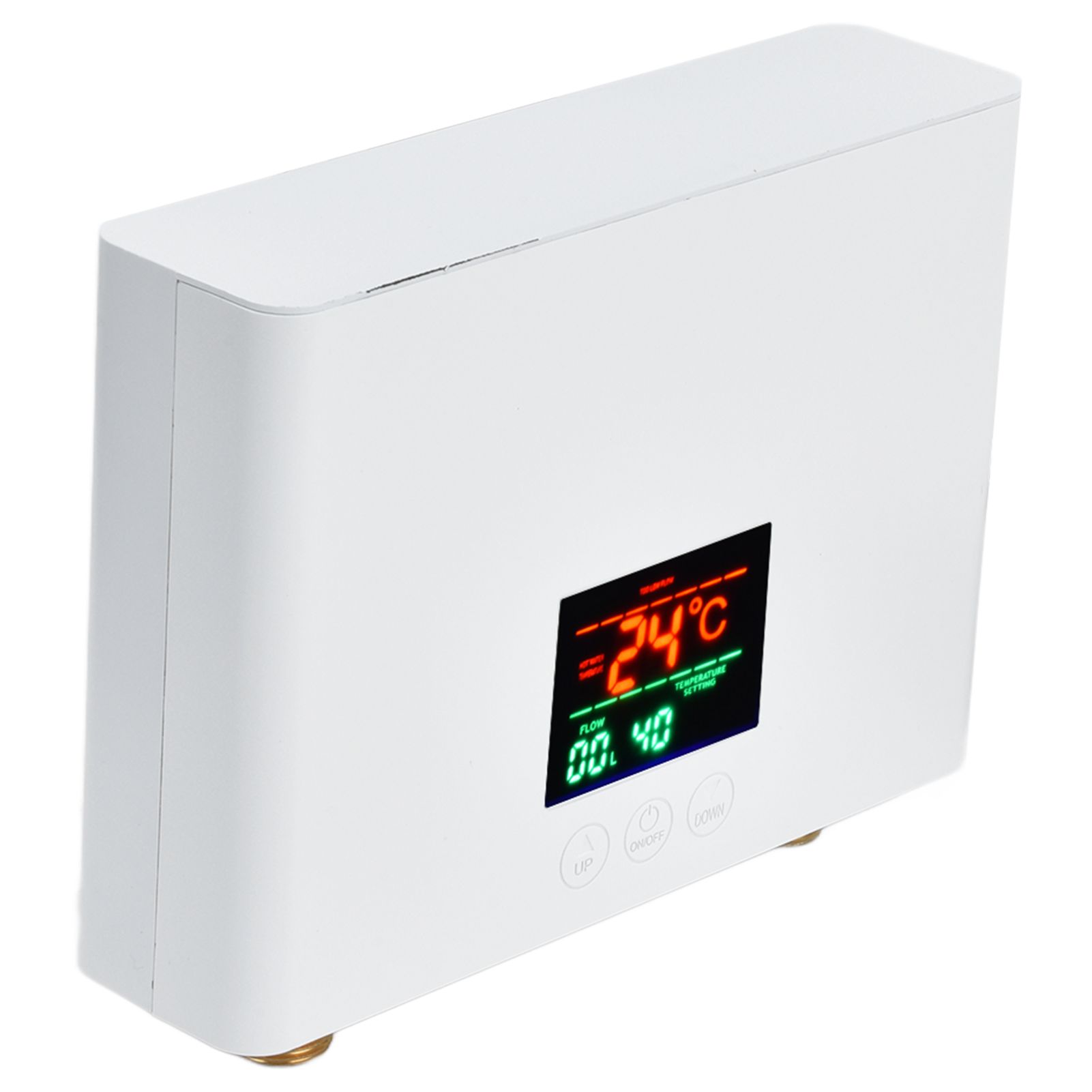 5500W Tankless Instant Electric Water Heater with Touch Panel Remote Control for Kitchen Bathroom 30‑55℃ 220VWhite - Image 3