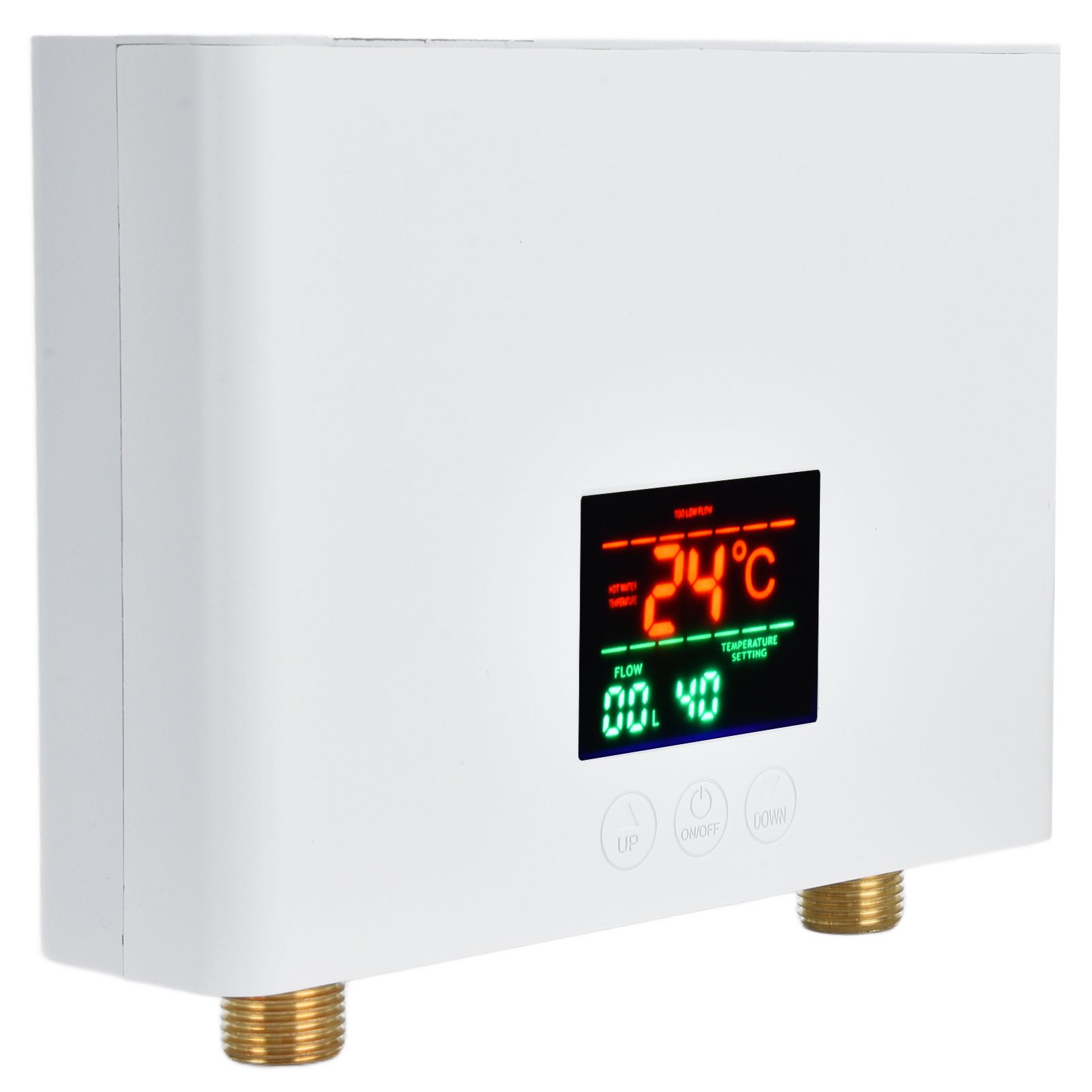 5500W Tankless Instant Electric Water Heater with Touch Panel Remote Control for Kitchen Bathroom 30‑55℃ 220VWhite - Image 6