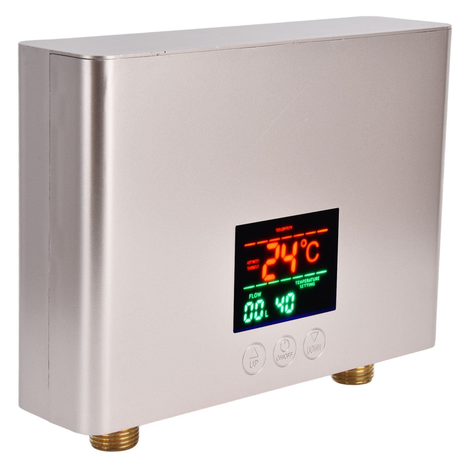 5500W Tankless Instant Electric Water Heater with Touch Panel Remote Control for Kitchen Bathroom 30‑55℃ 220VGold - Image 4