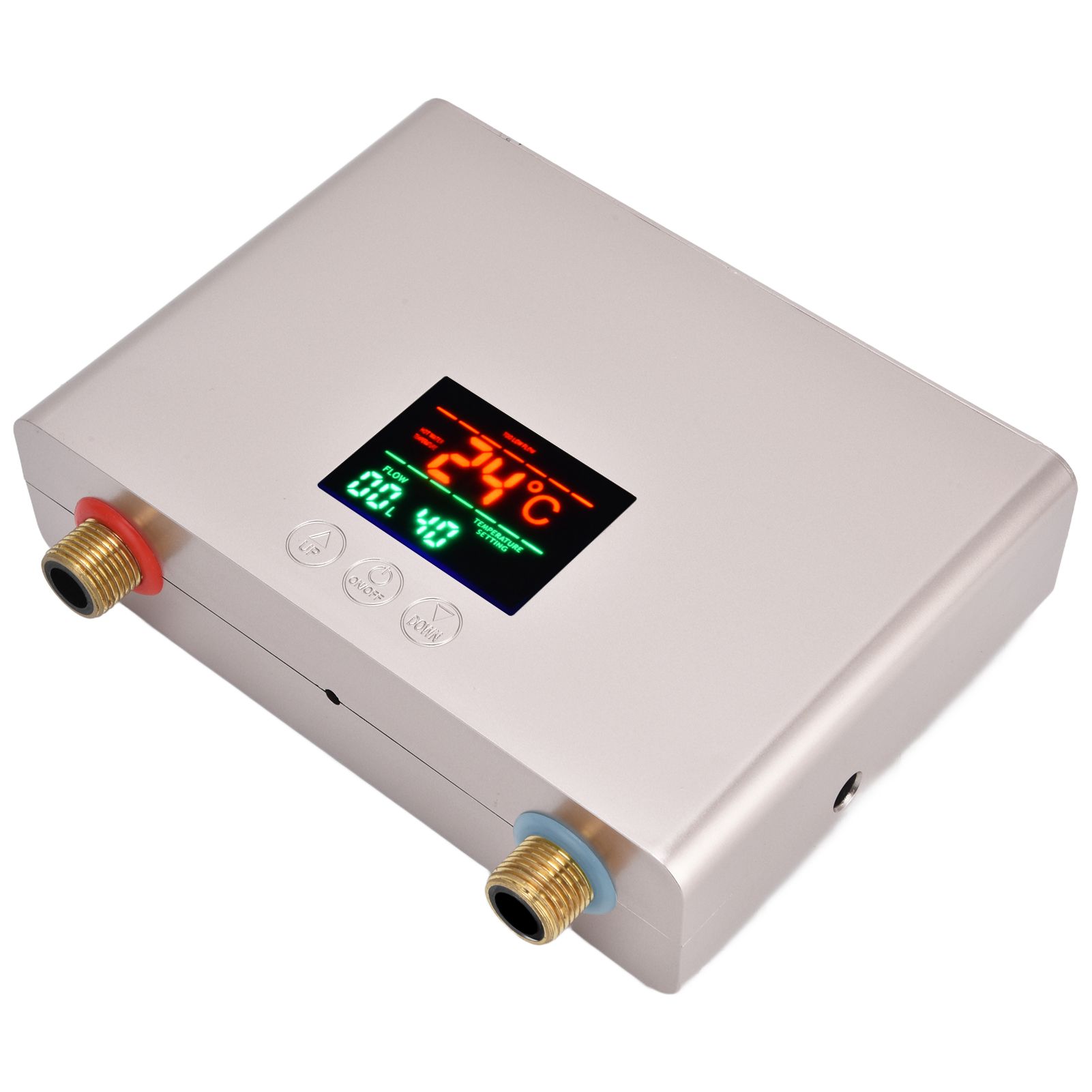 5500W Tankless Instant Electric Water Heater with Touch Panel Remote Control for Kitchen Bathroom 30‑55℃ 220VGold - Image 6