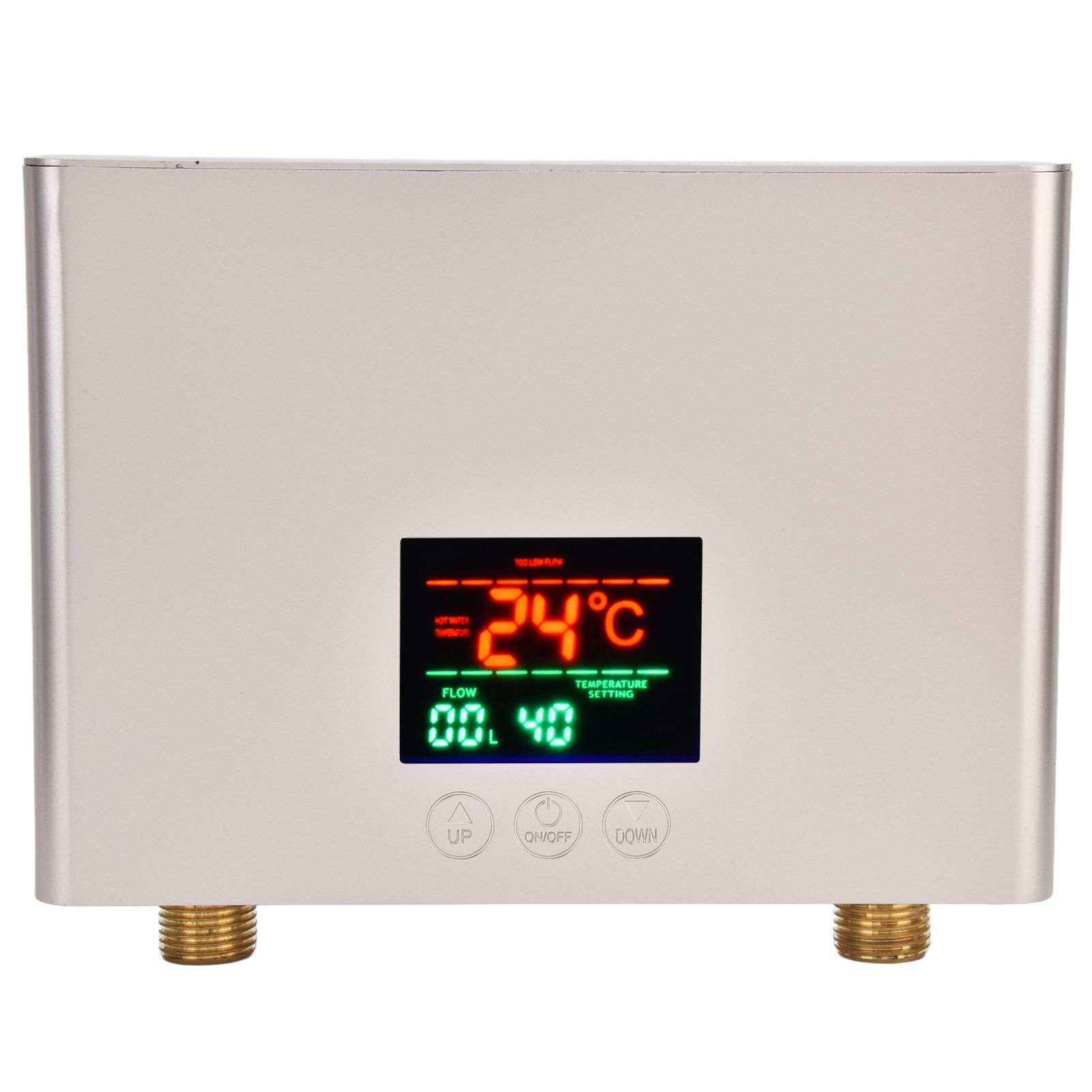 5500W Tankless Instant Electric Water Heater with Touch Panel Remote Control for Kitchen Bathroom 30‑55℃ 220VGold - Image 7