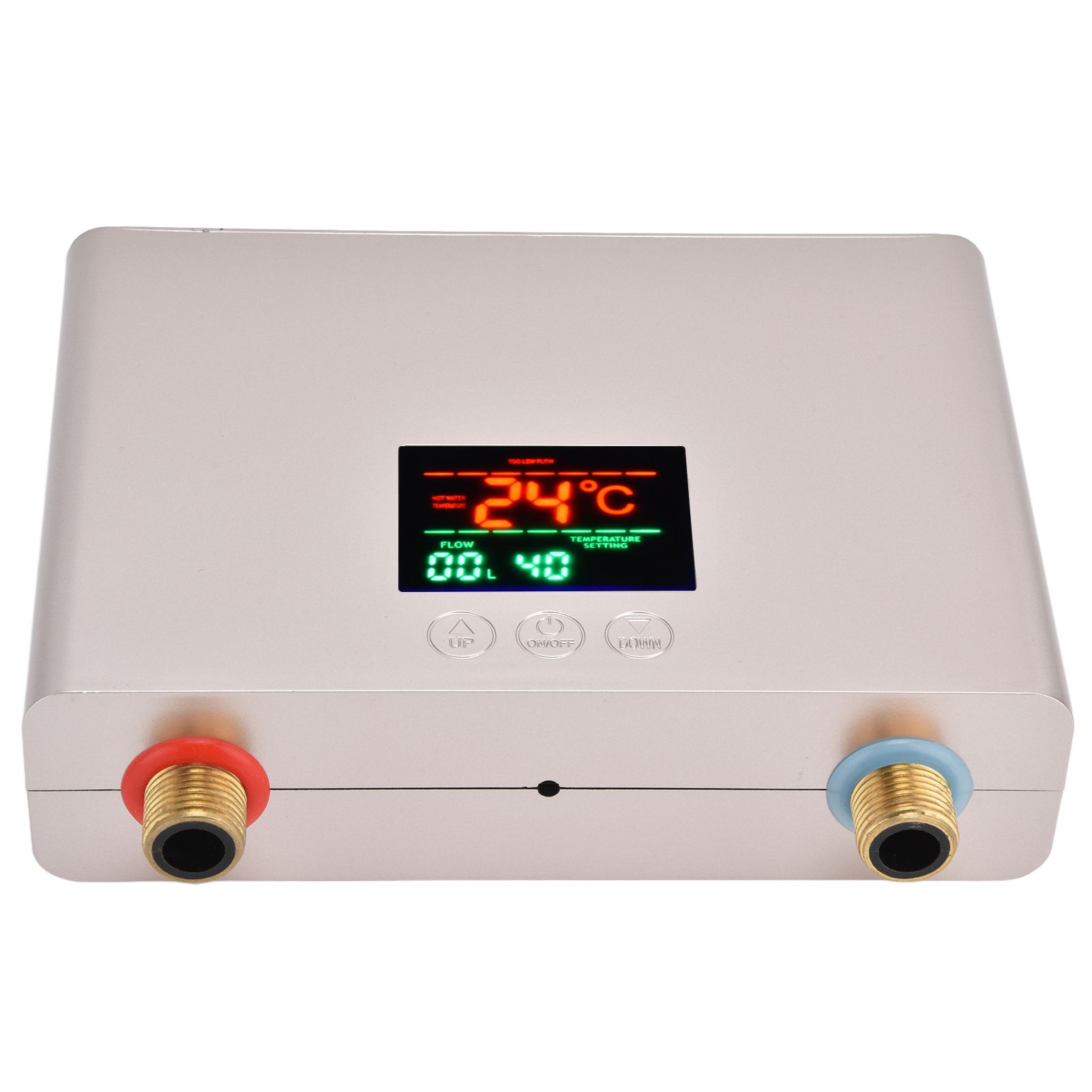 5500W Tankless Instant Electric Water Heater with Touch Panel Remote Control for Kitchen Bathroom 30‑55℃ 220VGold - Image 8