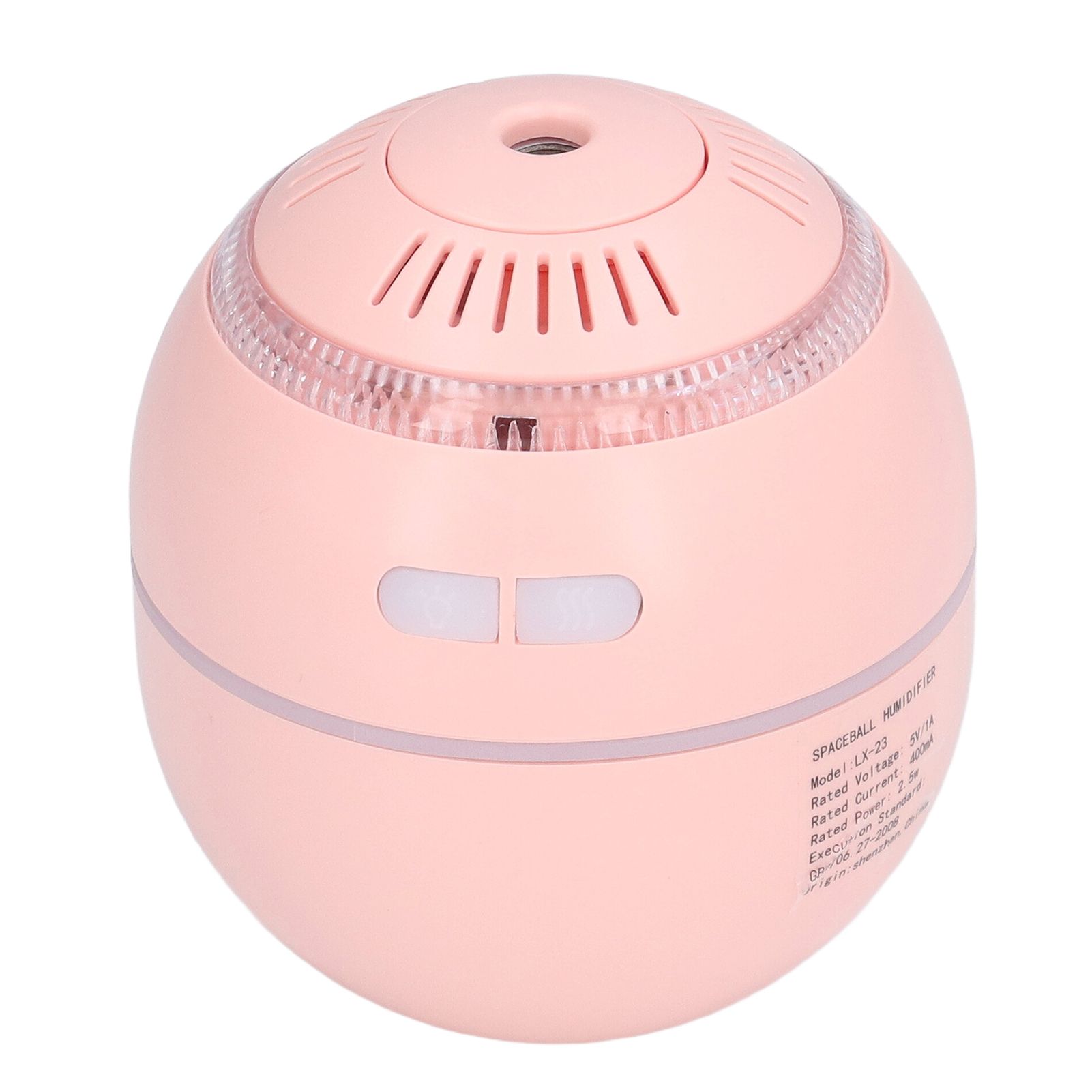 DC 5V/1A 120ML USB Air Humidifier 2 Gear Adjustment Aromatherapy Essential Oil DiffuserPink - Image 2