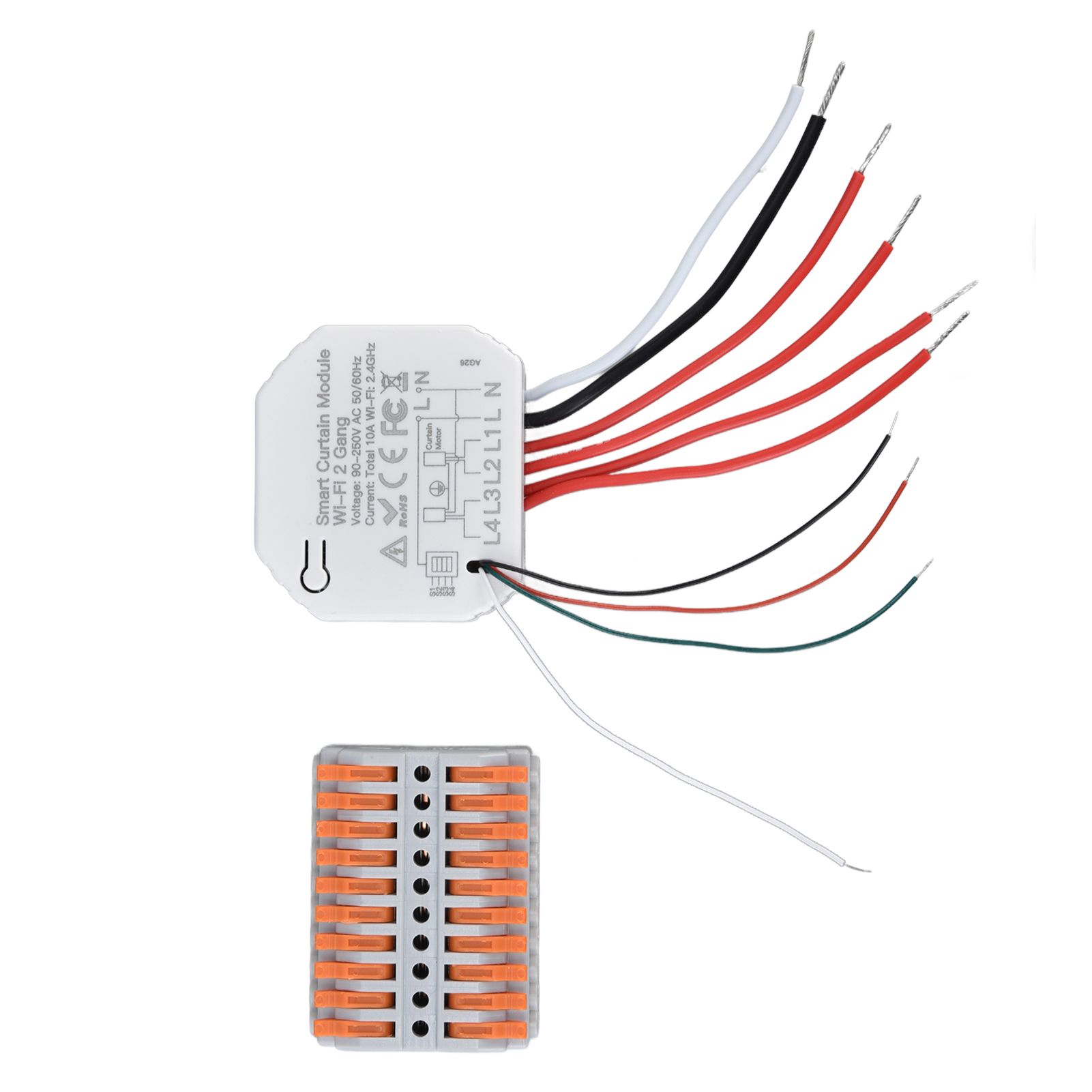 Smart Curtain Switch Module 2 Way Wifi Curtain Opener Module APP Remote Control Timing for Intelligent Appliance 90‑250V - Image 7