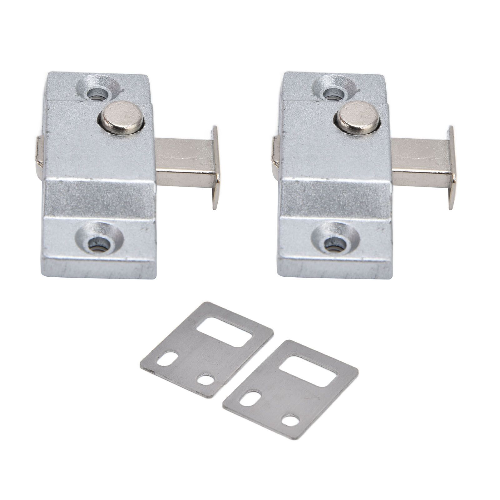 2Set Latch Lock Folding Window Door Bolt AntiTheft Security Stainless Steel Latch Lock - Image 7