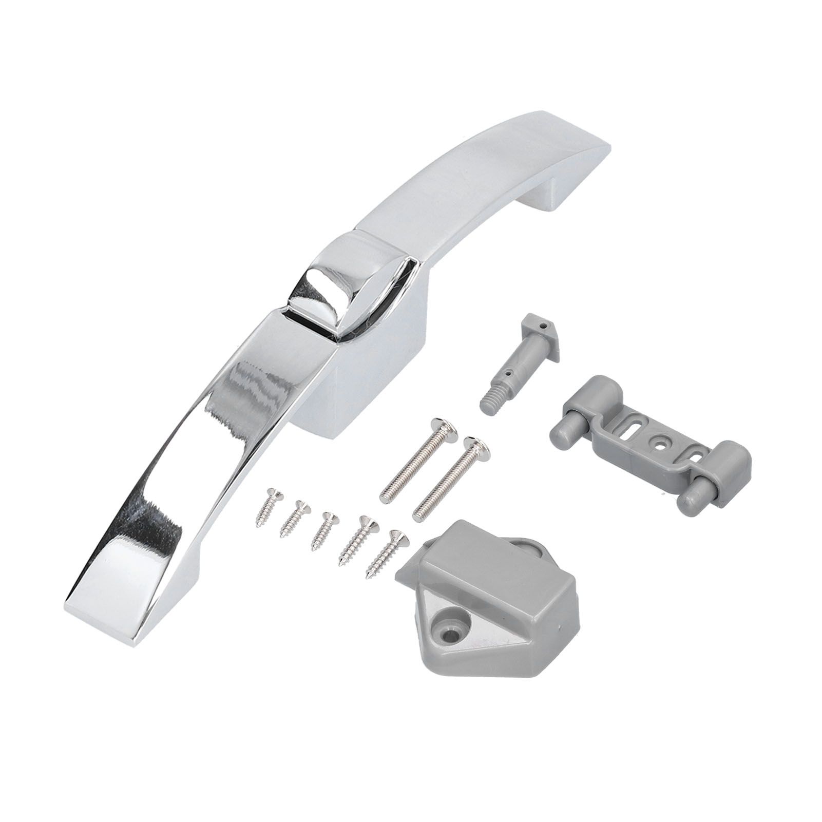 Knob Latch Lock with Handle RV Cruise Ship Wall Cabinet Lock Zinc Alloy Button Handle Lock - Image 1