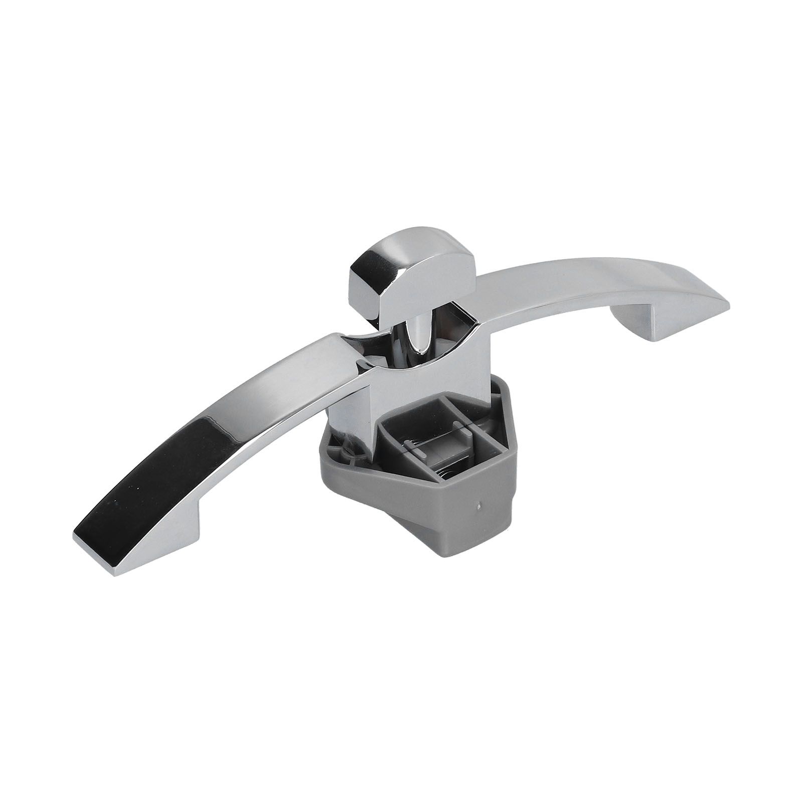 Knob Latch Lock with Handle RV Cruise Ship Wall Cabinet Lock Zinc Alloy Button Handle Lock - Image 4