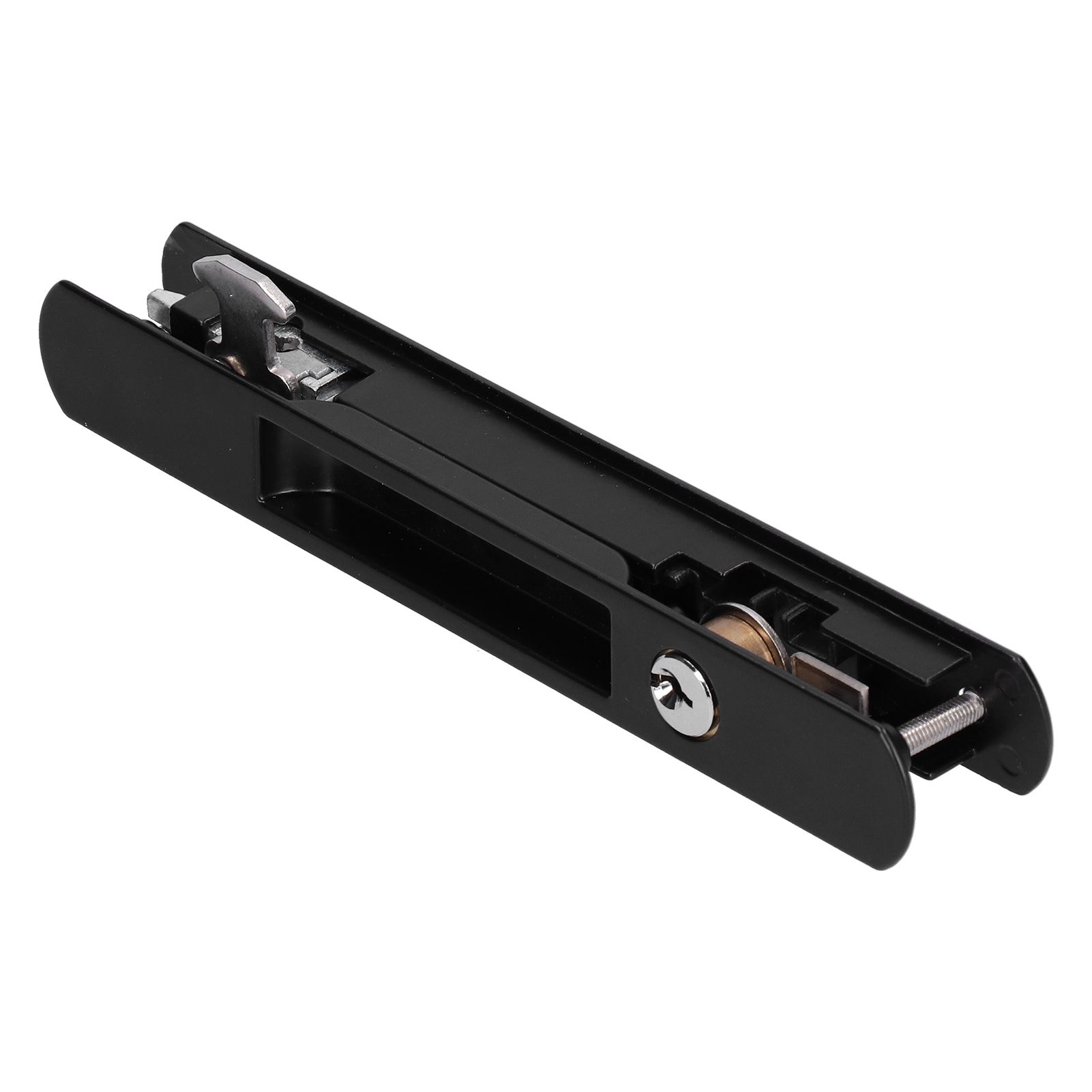 Sliding Door Lock Black Copper Zinc Alloy Lock Furniture Hardware for Balcony Door - Image 3