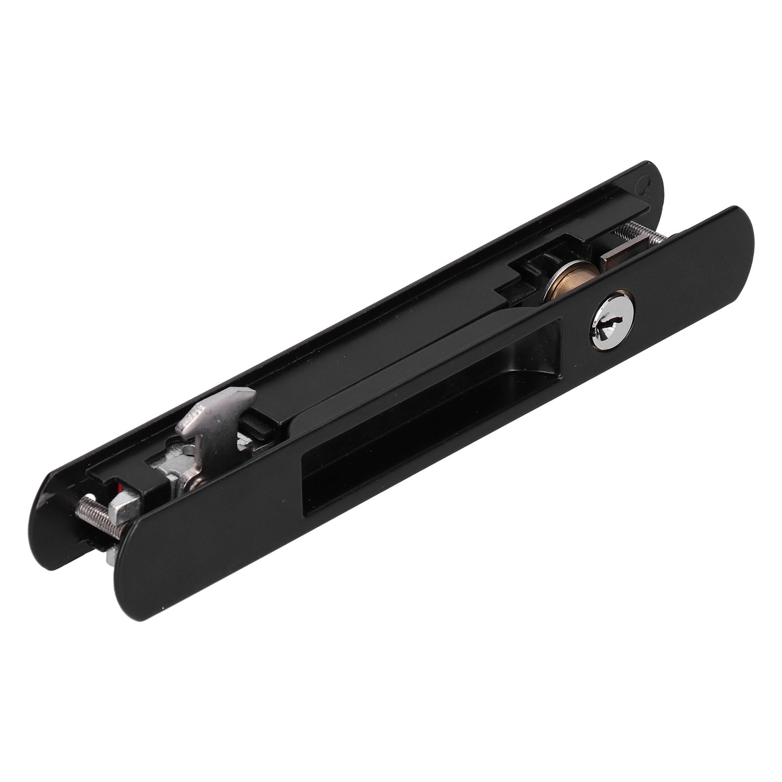 Sliding Door Lock Black Copper Zinc Alloy Lock Furniture Hardware for Balcony Door - Image 4