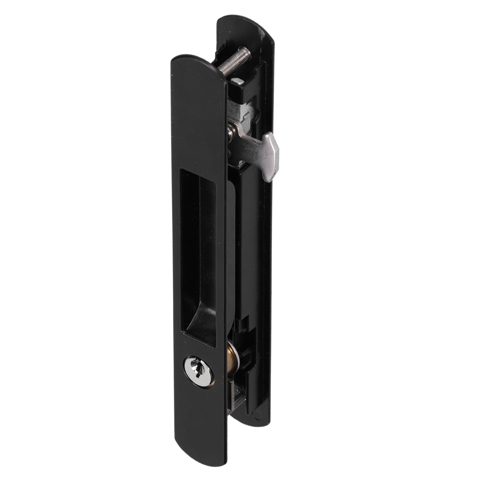 Sliding Door Lock Black Copper Zinc Alloy Lock Furniture Hardware for Balcony Door - Image 5