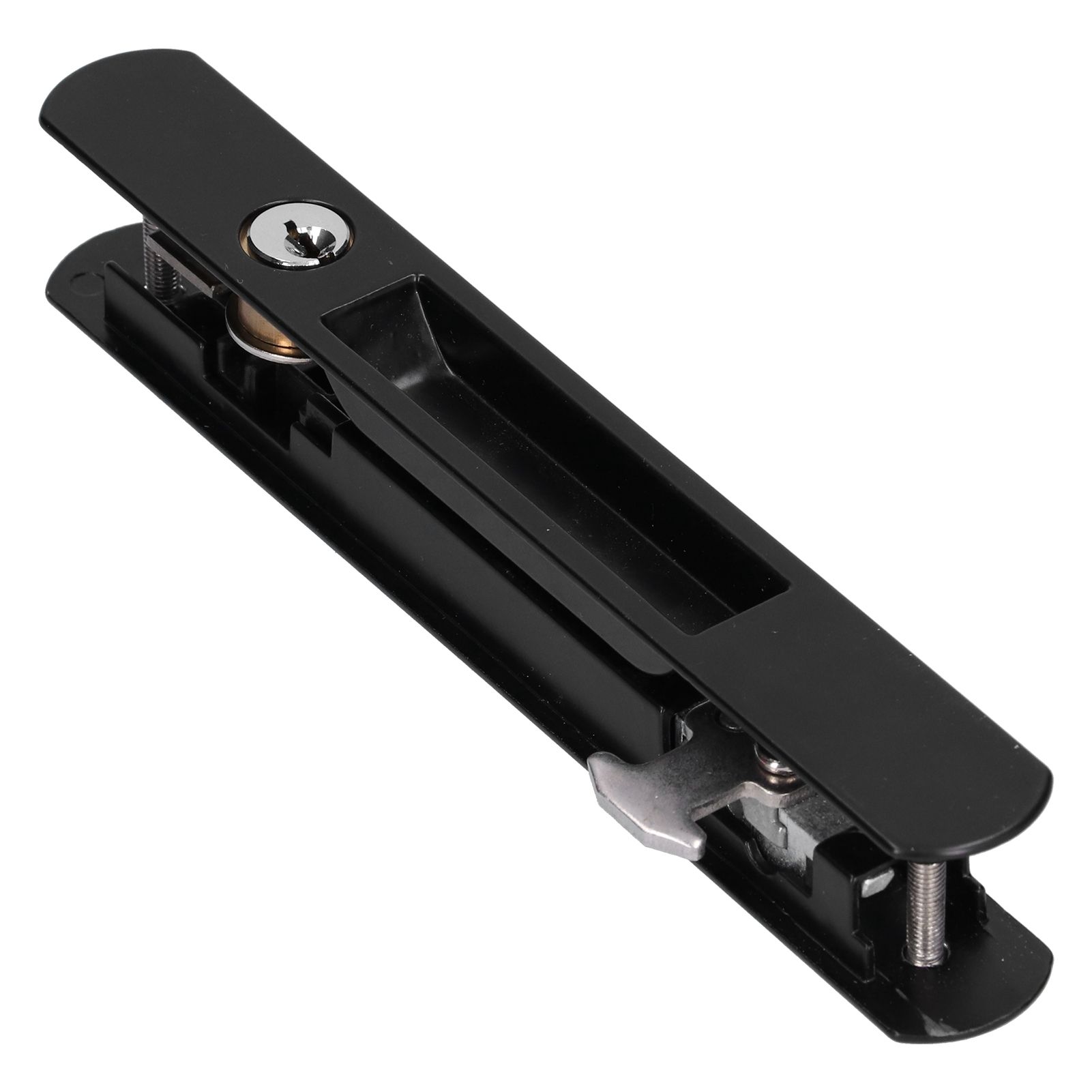 Sliding Door Lock Black Copper Zinc Alloy Lock Furniture Hardware for Balcony Door - Image 6