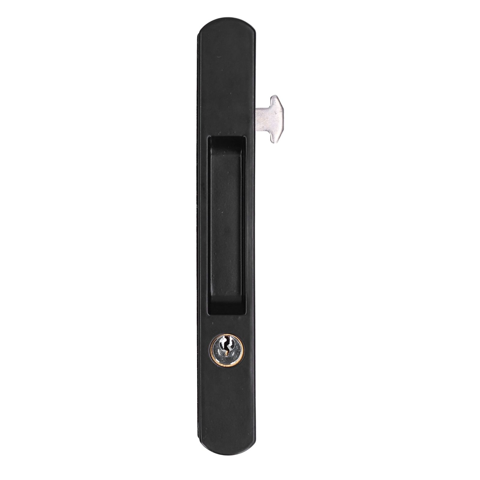 Sliding Door Lock Black Copper Zinc Alloy Lock Furniture Hardware for Balcony Door - Image 7