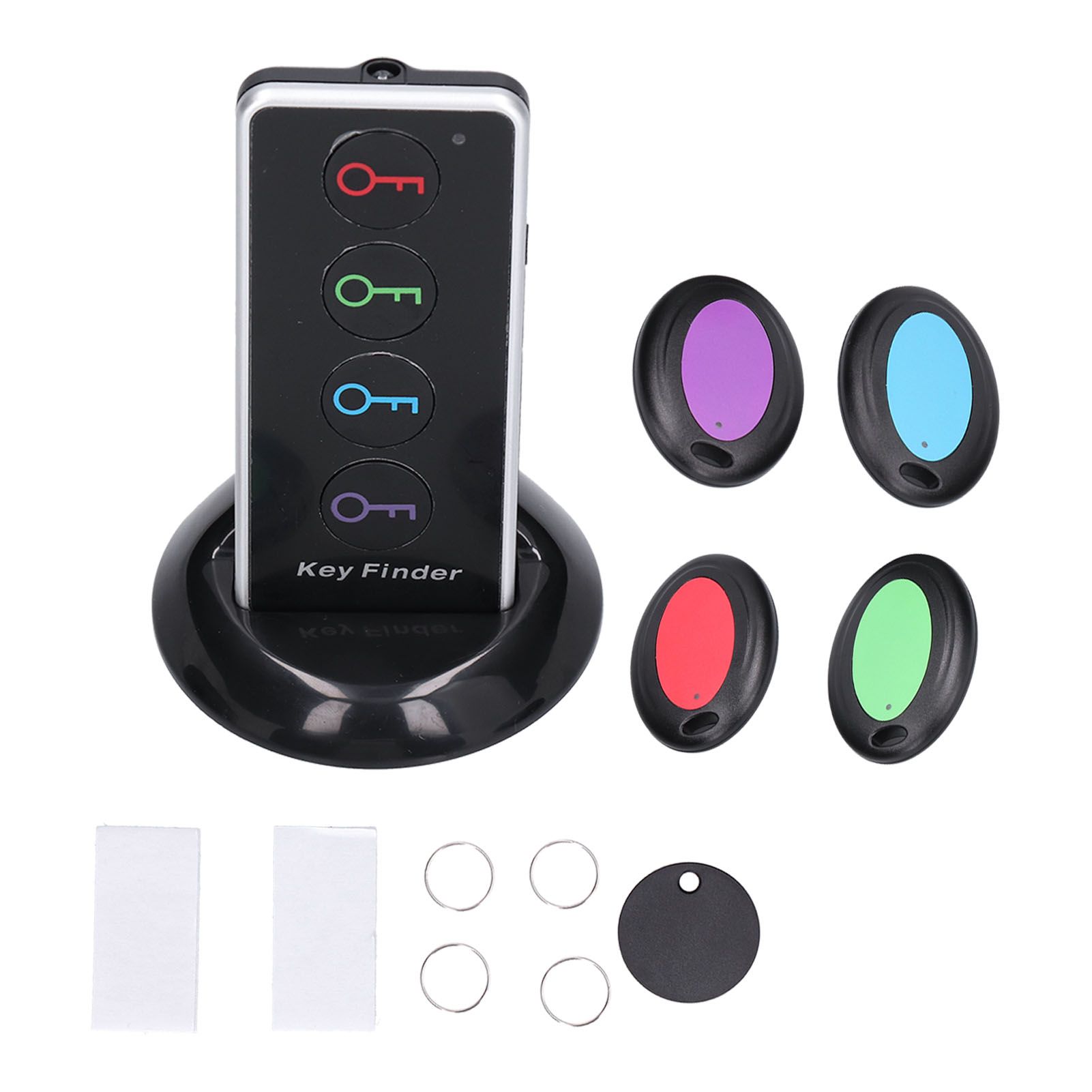 Key Finder Locator 1 Control 4 Wireless Simple Portable Battery Powered Remote Control Item Locator - Image 2