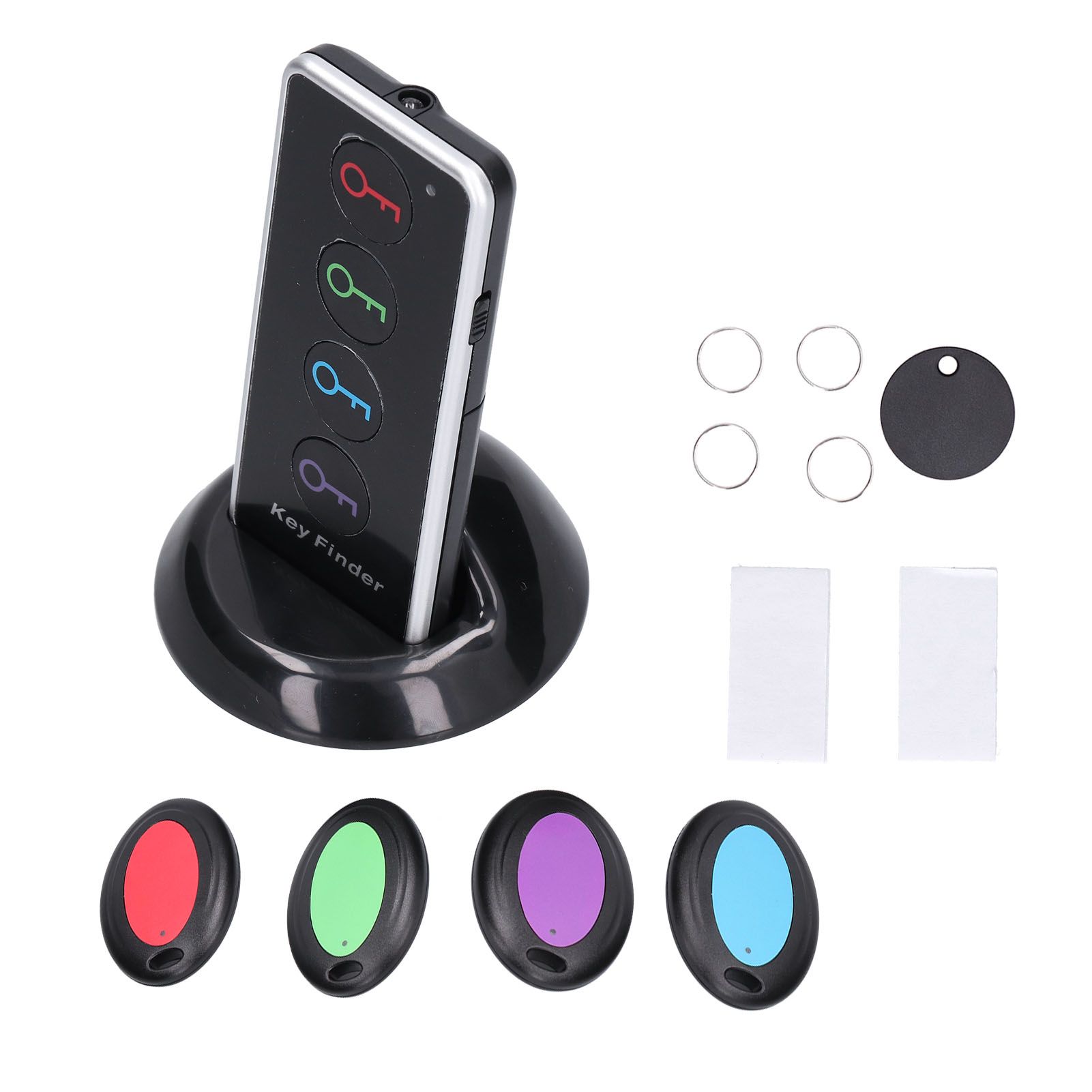 Key Finder Locator 1 Control 4 Wireless Simple Portable Battery Powered Remote Control Item Locator - Image 4