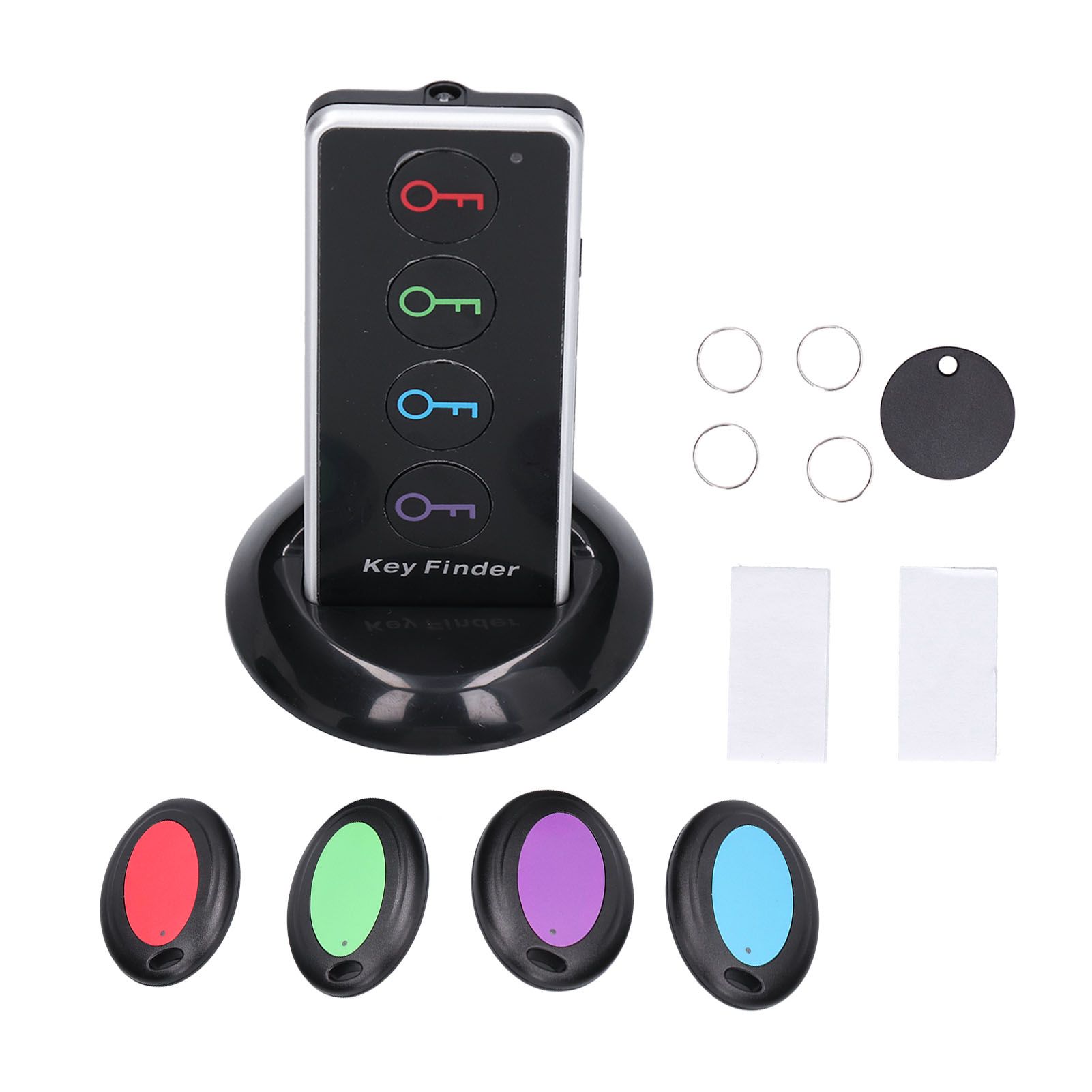 Key Finder Locator 1 Control 4 Wireless Simple Portable Battery Powered Remote Control Item Locator - Image 7