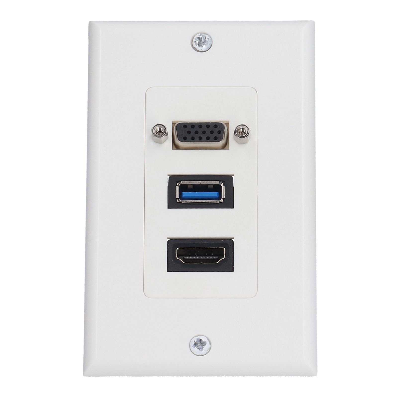 Audio Video Wall Socket 5 Gbps Embedded Installation Multimedia Port Composite Video Panel - Image 5