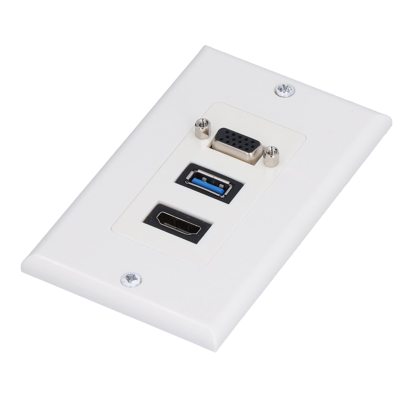 Audio Video Wall Socket 5 Gbps Embedded Installation Multimedia Port Composite Video Panel - Image 7