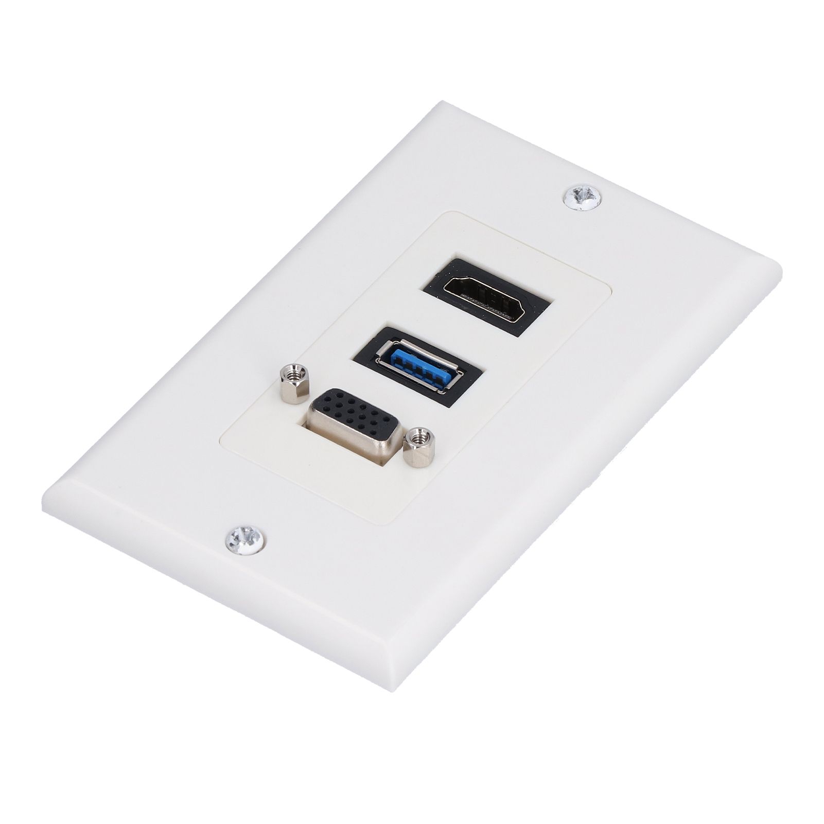 Audio Video Wall Socket 5 Gbps Embedded Installation Multimedia Port Composite Video Panel - Image 8