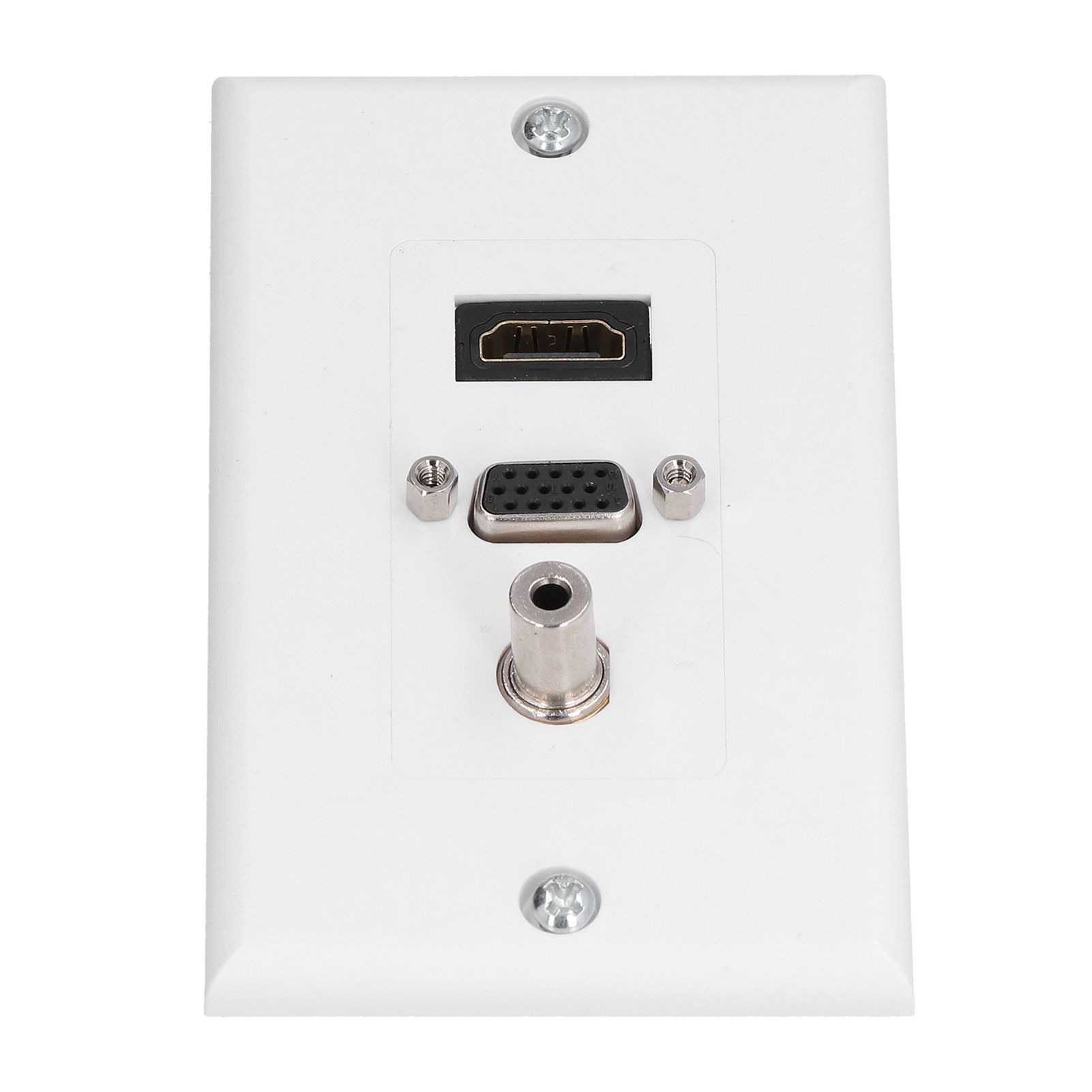 Audio Video Wall Socket 3.5mm F Connector Multimedia Port Wear Resistant Composite Video Panel - Image 3