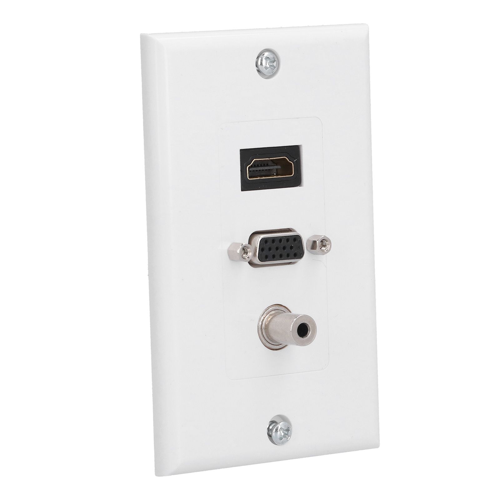 Audio Video Wall Socket 3.5mm F Connector Multimedia Port Wear Resistant Composite Video Panel - Image 5