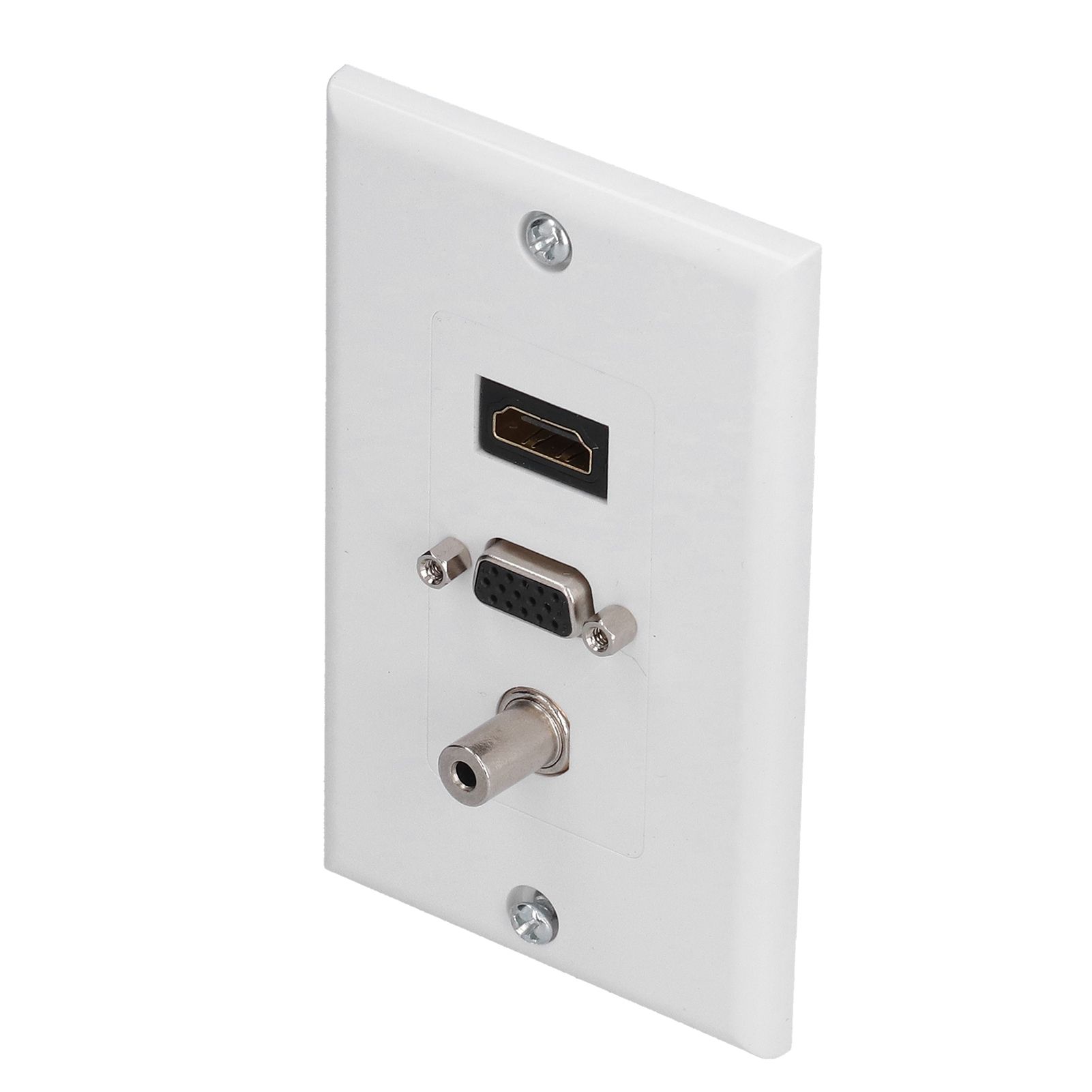 Audio Video Wall Socket 3.5mm F Connector Multimedia Port Wear Resistant Composite Video Panel - Image 6