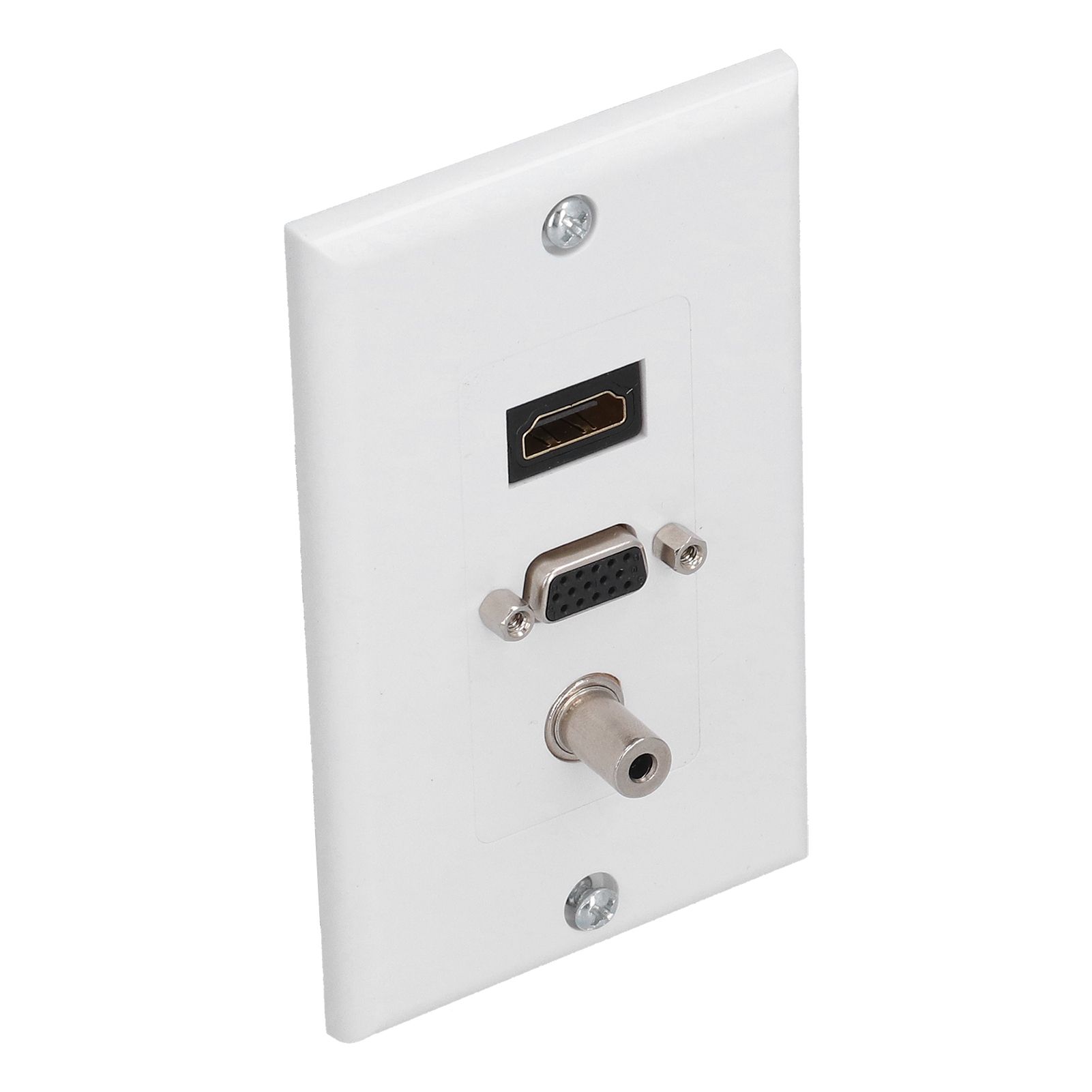 Audio Video Wall Socket 3.5mm F Connector Multimedia Port Wear Resistant Composite Video Panel - Image 7