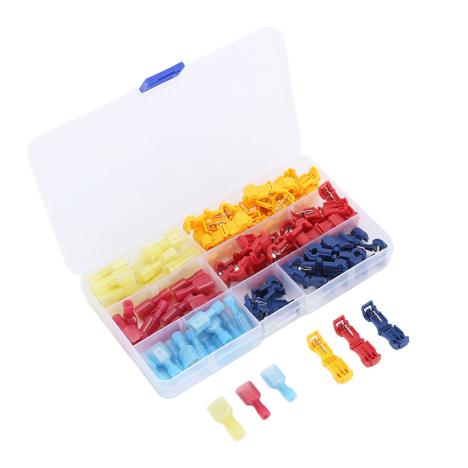 Quick Electrical Cable Connectors Snap Splice Lock Wire Terminal Crimp Wire Connector - Image 1