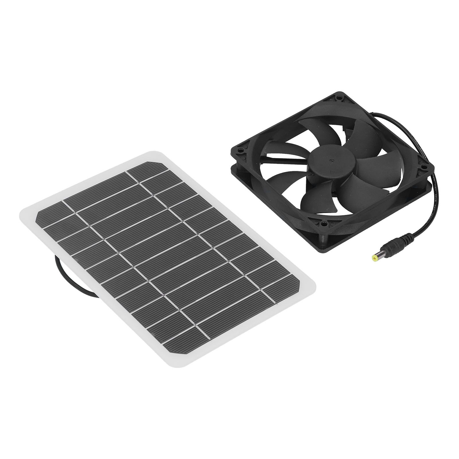 6W Solar Panel with Cooling Fan Mini Ventilator Solar Powered Exhaust Fan for Pet Dog Chicken House - Image 6