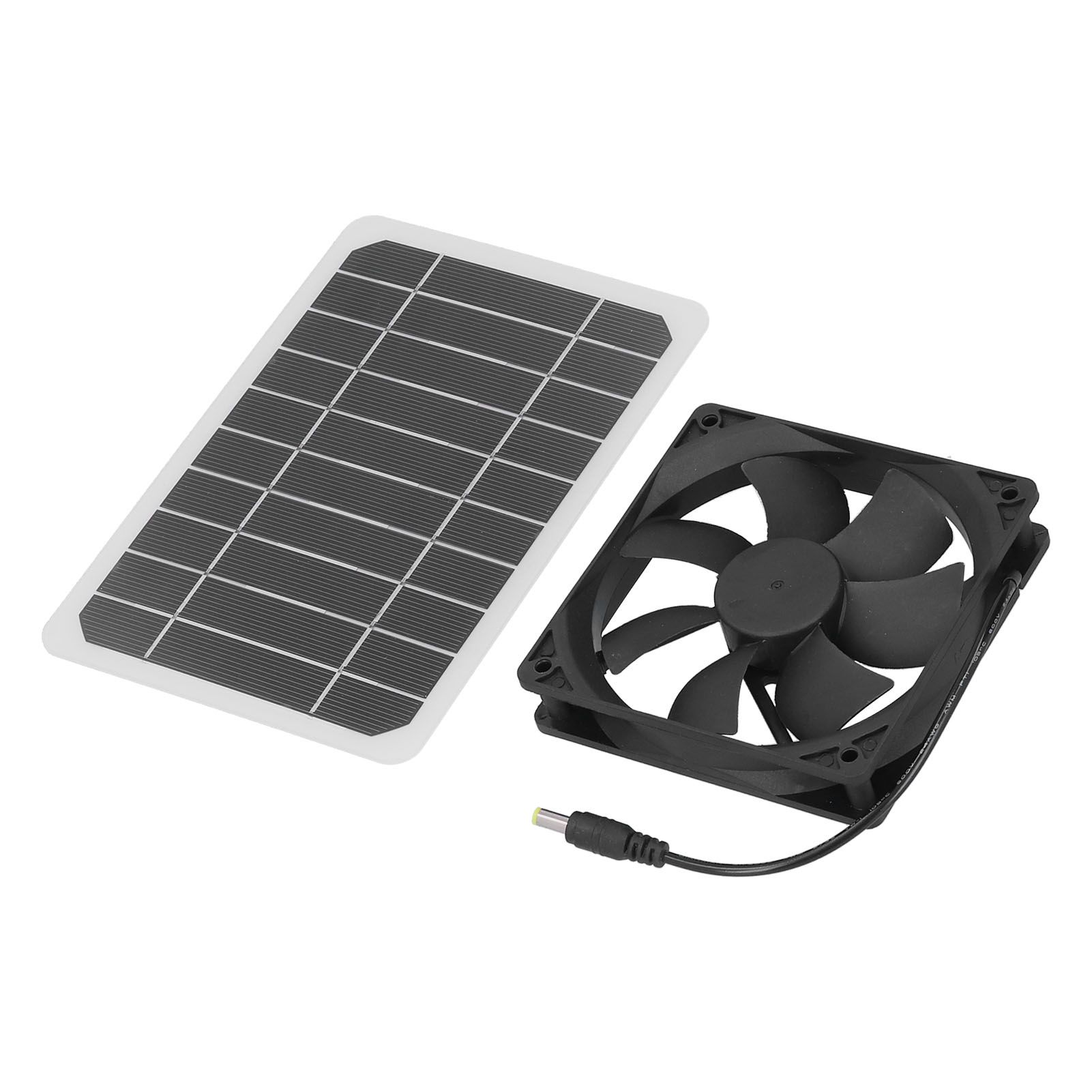 6W Solar Panel with Cooling Fan Mini Ventilator Solar Powered Exhaust Fan for Pet Dog Chicken House - Image 7