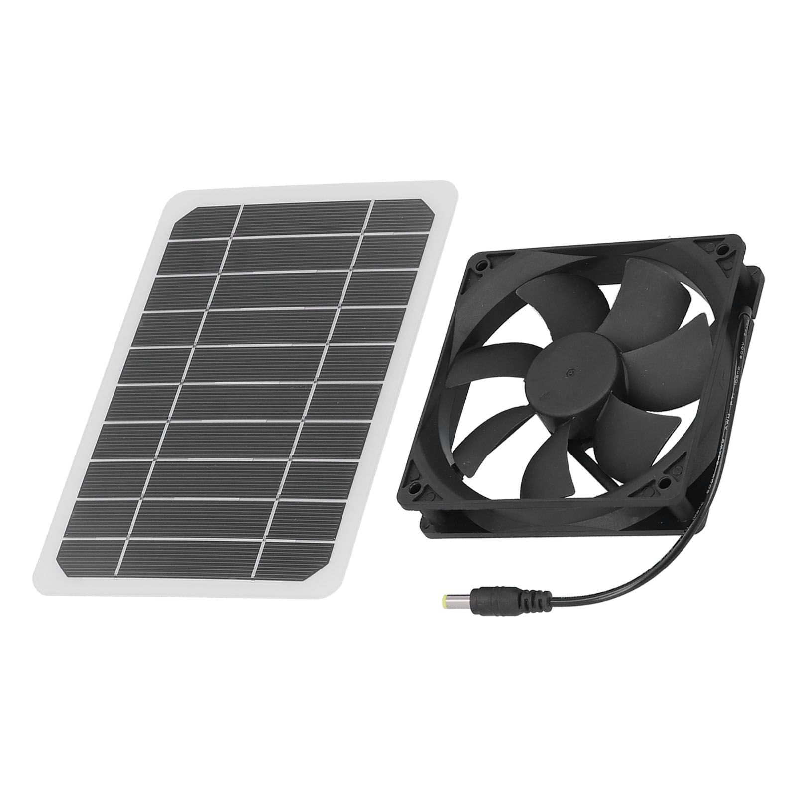 6W Solar Panel with Cooling Fan Mini Ventilator Solar Powered Exhaust Fan for Pet Dog Chicken House - Image 8