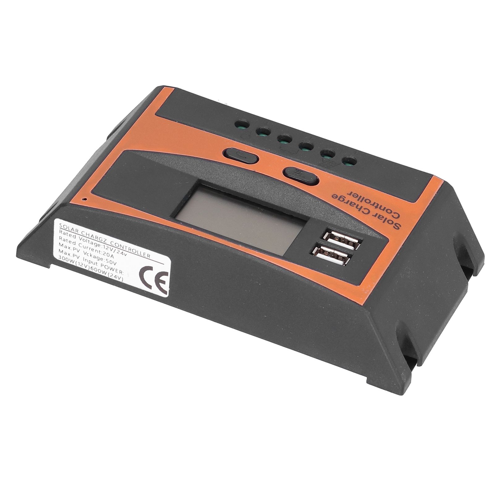 12V/24V Solar Charge Controller IP32 Waterproof High Efficient PWM Solar Power Controller20A - Image 3