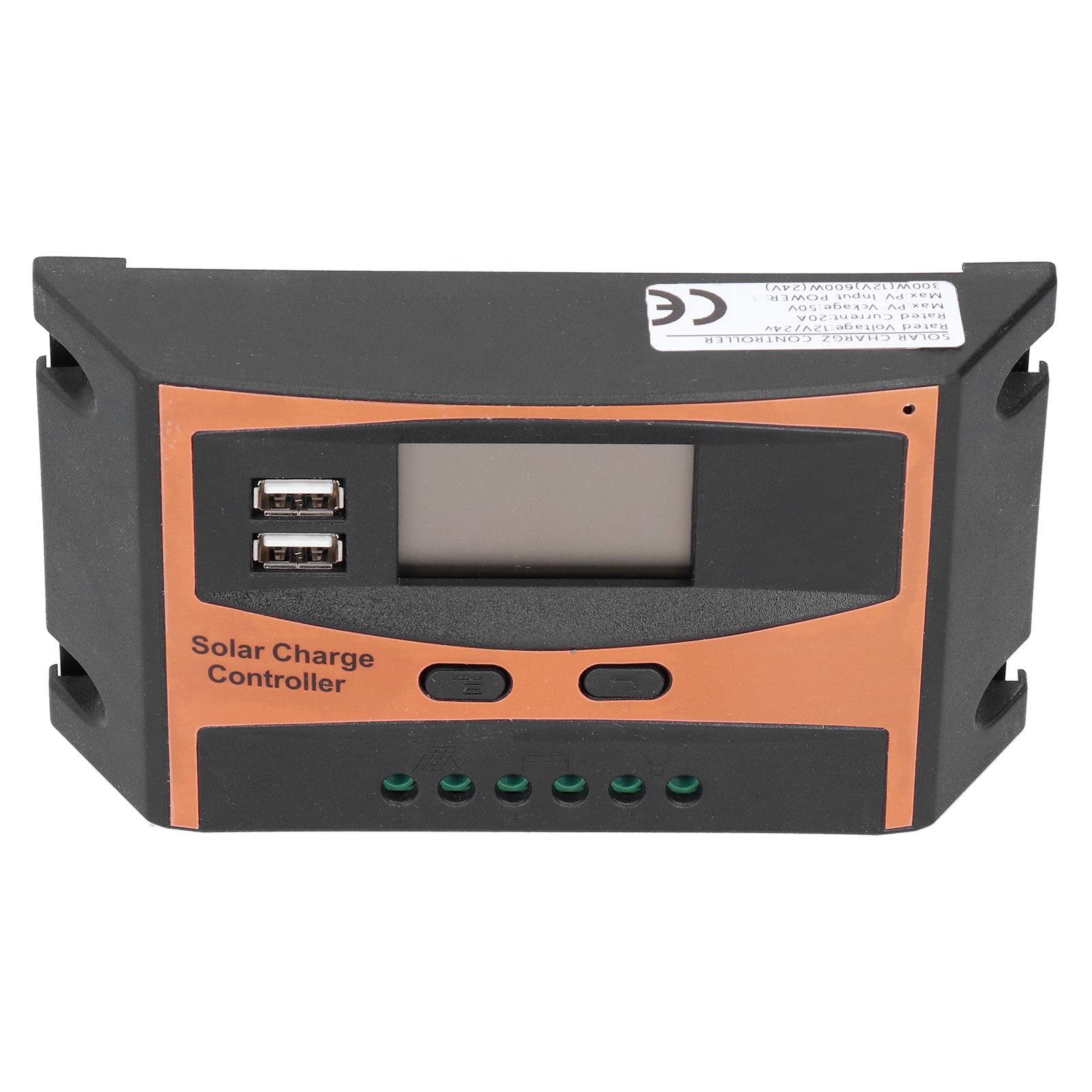 12V/24V Solar Charge Controller IP32 Waterproof High Efficient PWM Solar Power Controller20A - Image 4