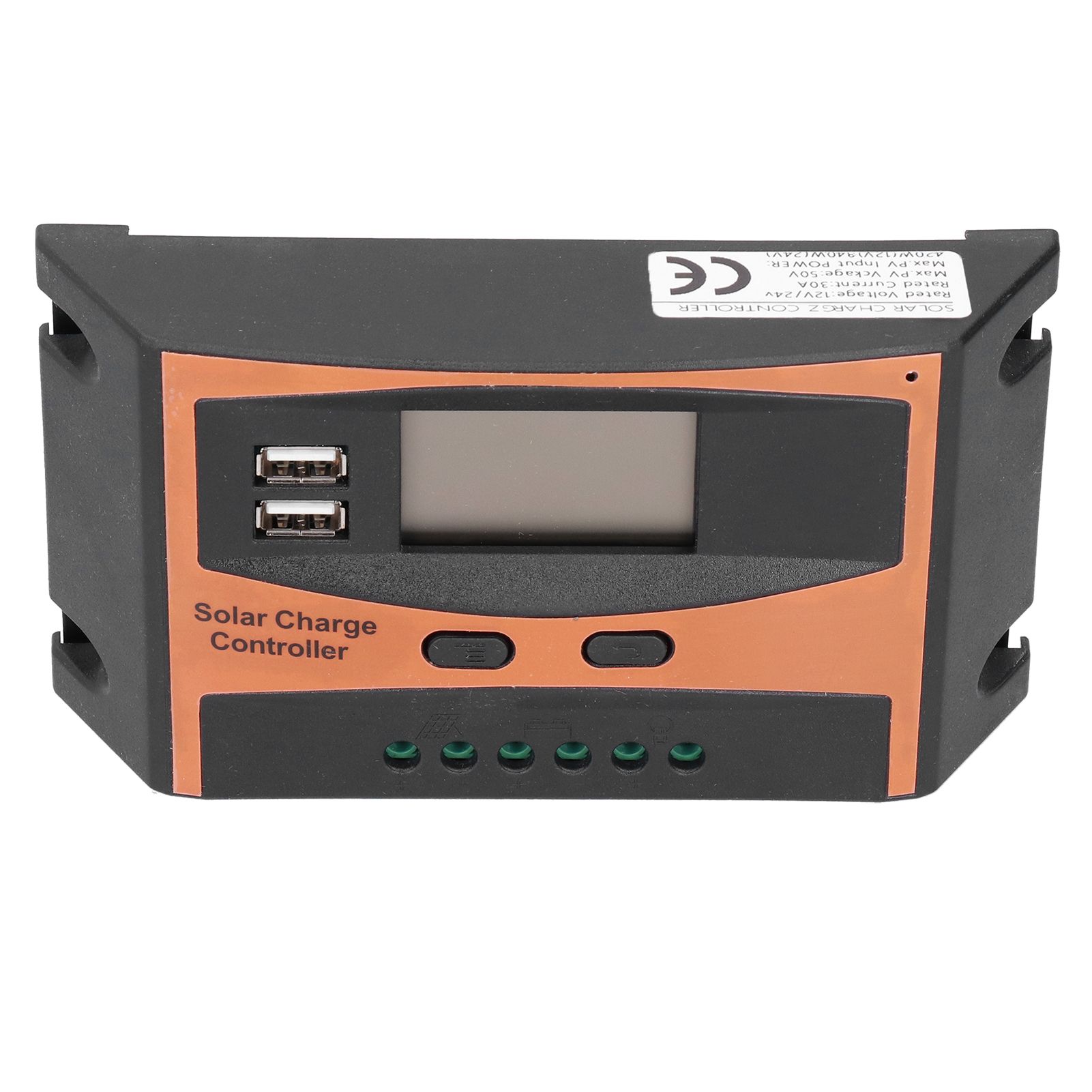12V/24V Solar Charge Controller IP32 Waterproof High Efficient PWM Solar Power Controller30A - Image 3