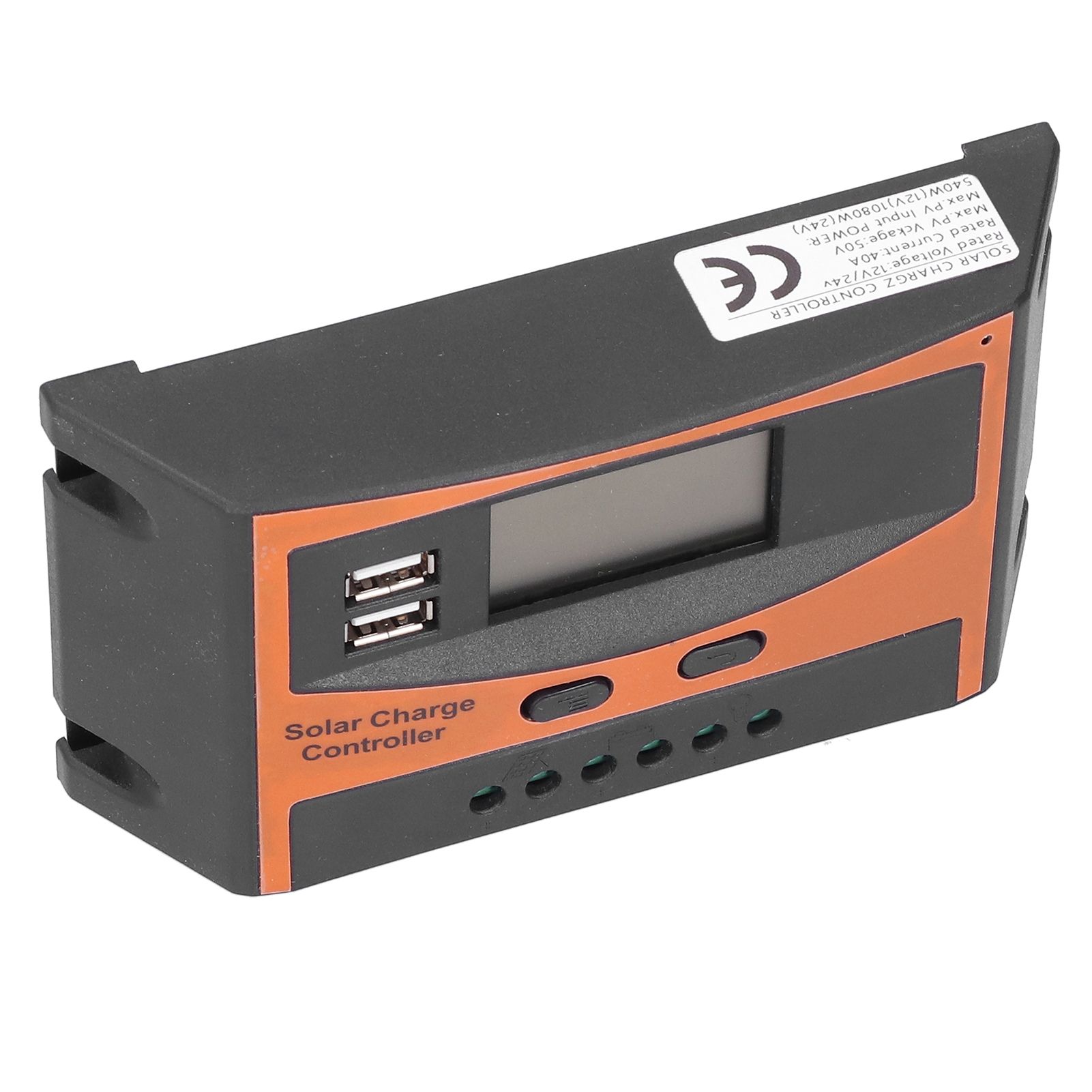 12V/24V Solar Charge Controller IP32 Waterproof High Efficient PWM Solar Power Controller40A - Image 3