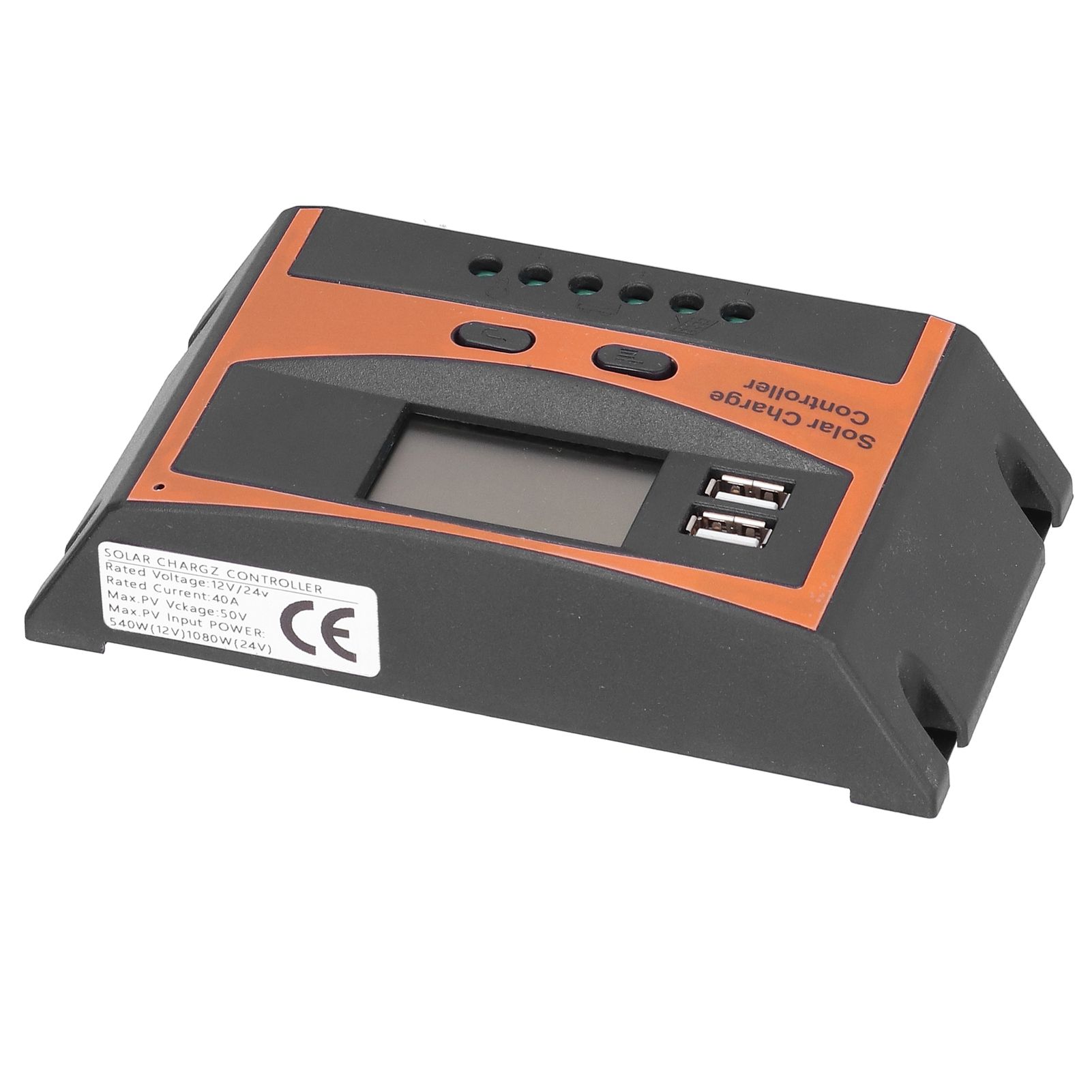 12V/24V Solar Charge Controller IP32 Waterproof High Efficient PWM Solar Power Controller40A - Image 4